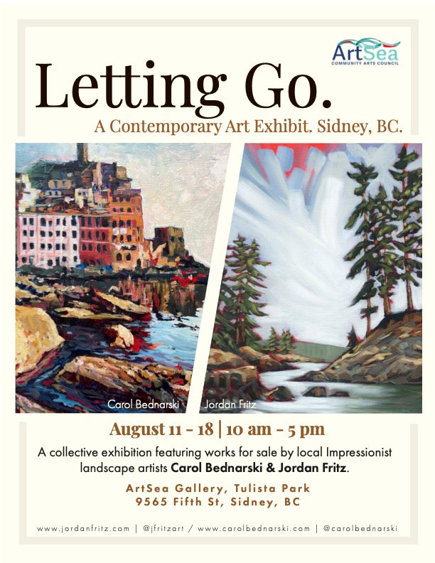 "Letting Go" A Contemporary Art Exhibit with Jordan Fritz and Carol Bednarski