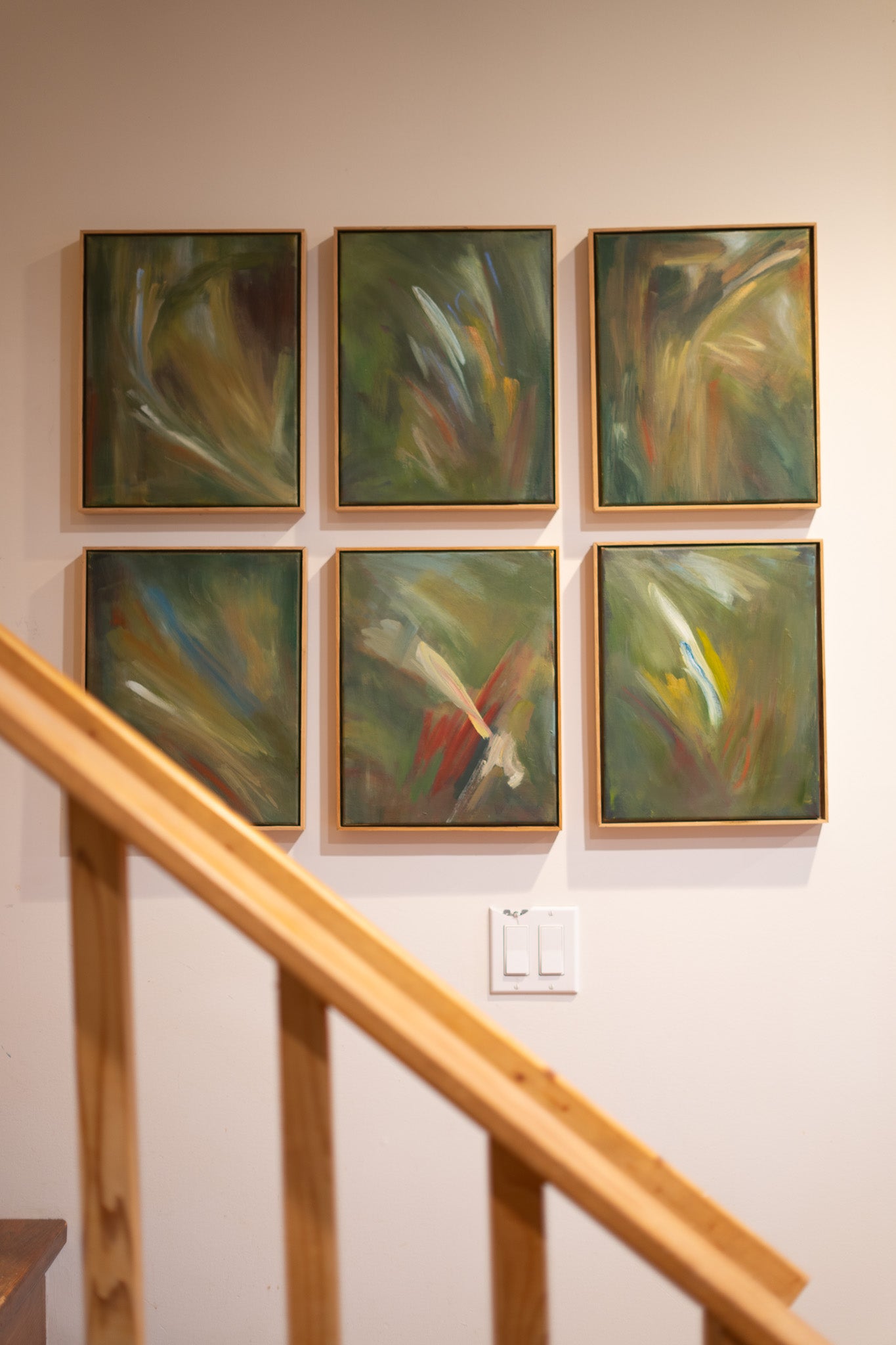 "Inhale" | 11 x 14 | Original Oil Painting with Oak Frame