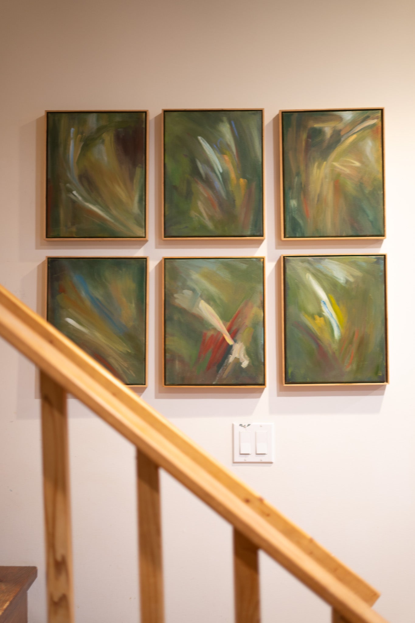"Inhale" | 11 x 14 | Original Oil Painting with Oak Frame