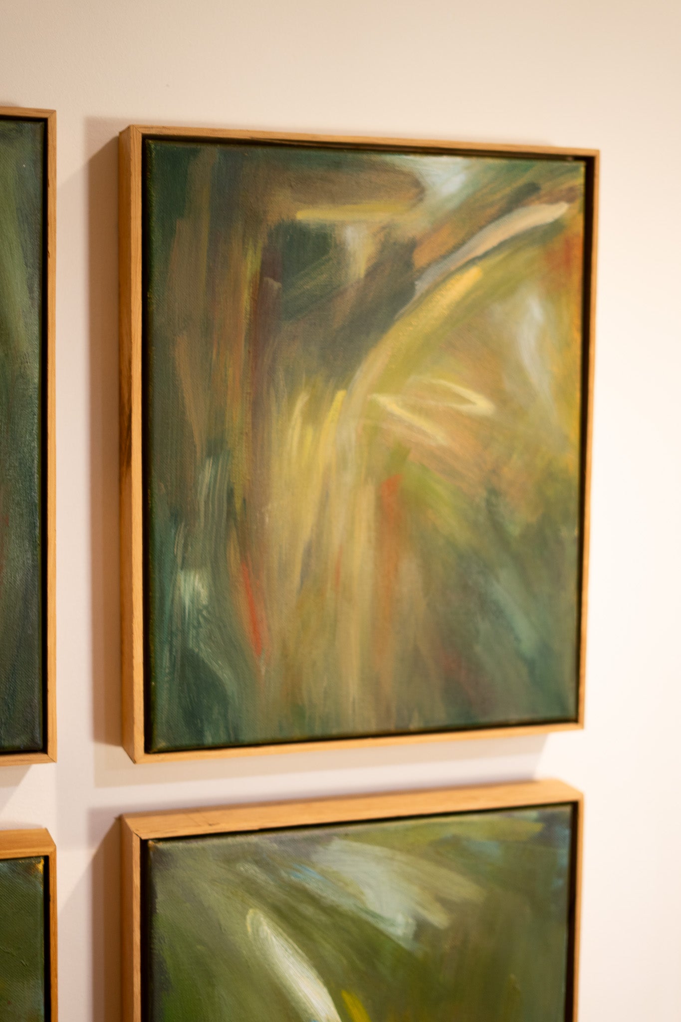 "Inhale" | 11 x 14 | Original Oil Painting with Oak Frame