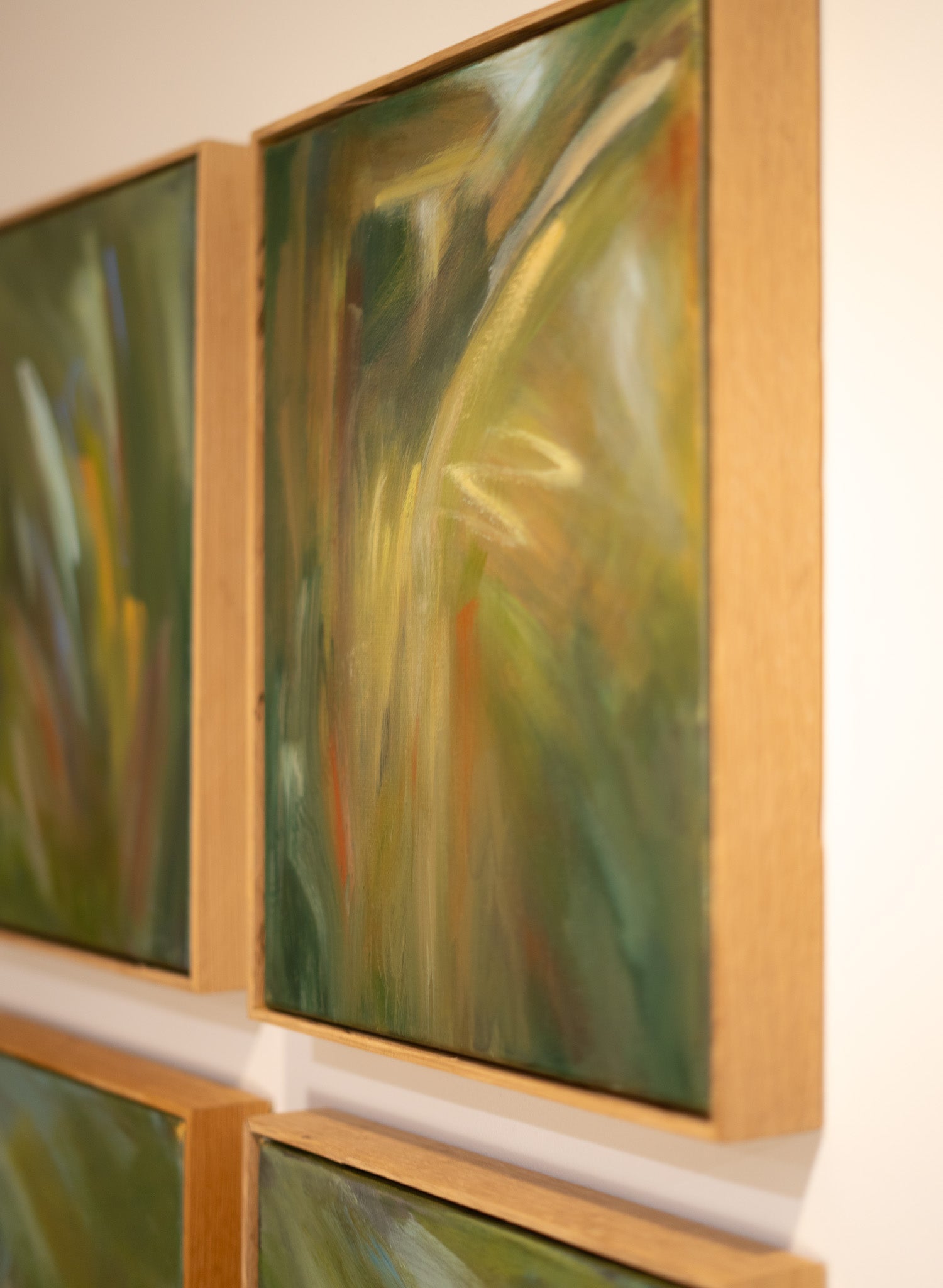 "Inhale" | 11 x 14 | Original Oil Painting with Oak Frame
