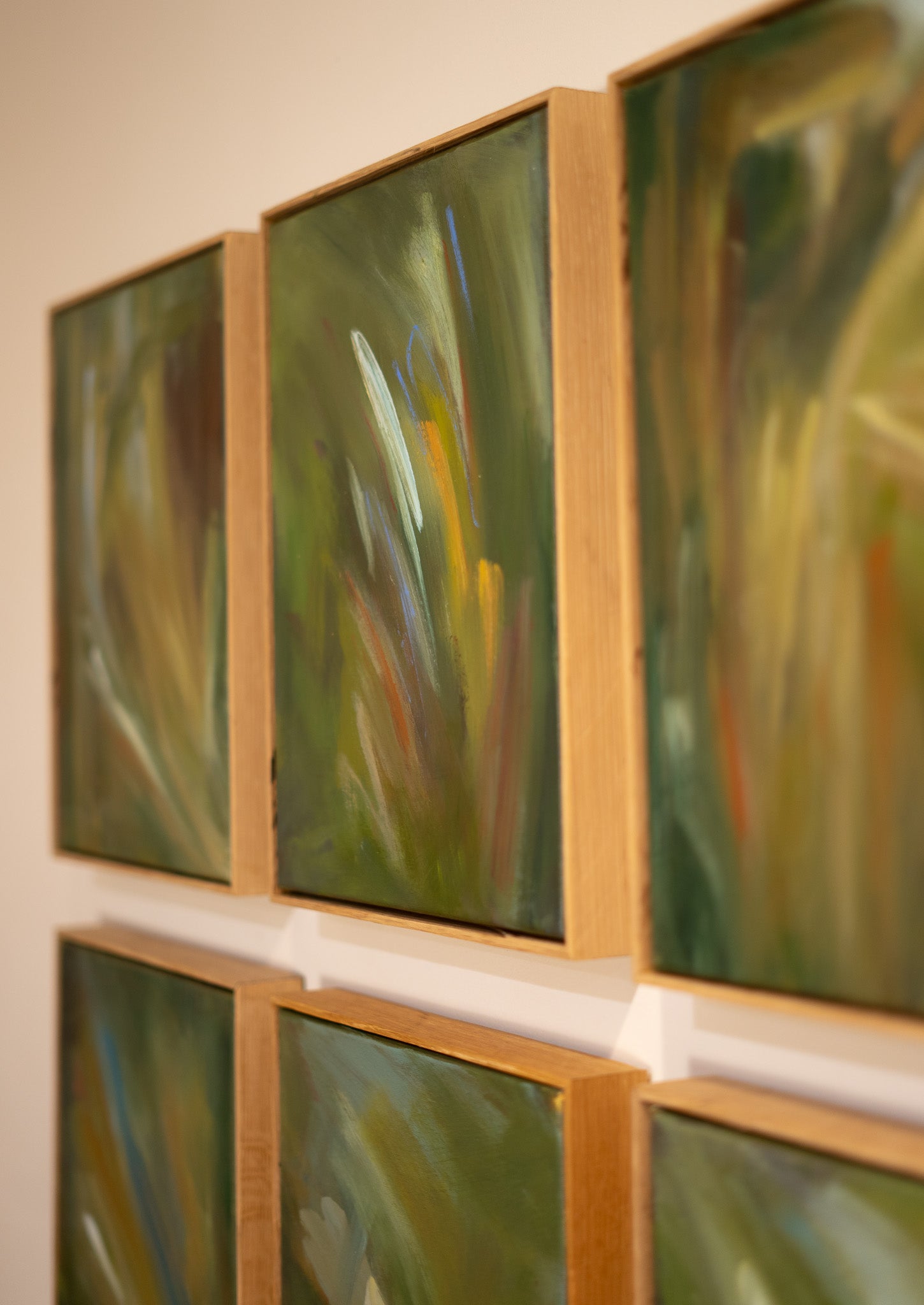 "Receiving" | 11 x 14 | Original Oil Painting with Oak Frame