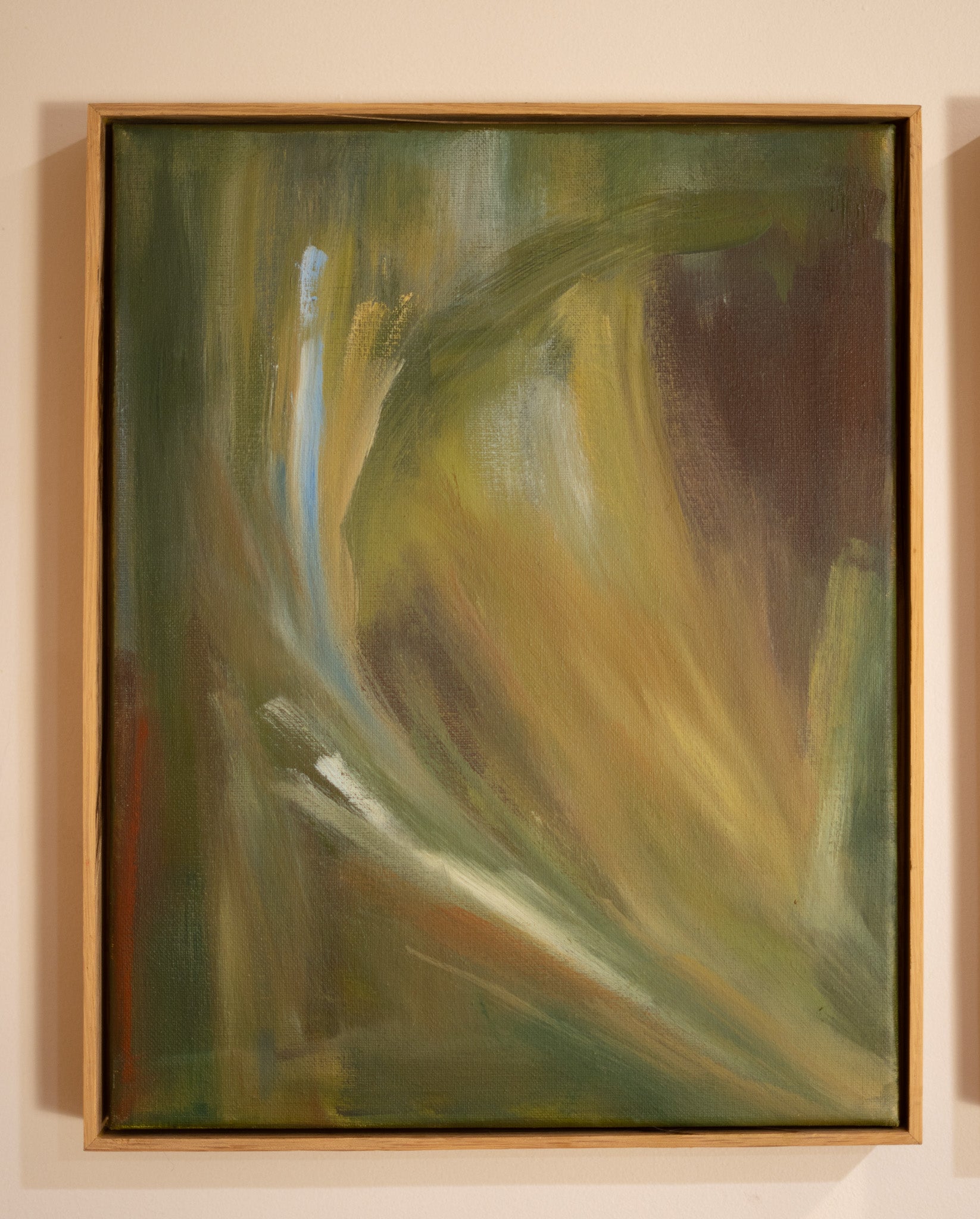 "Exhale" | 11 x 14 | Original Oil Painting with Oak Frame
