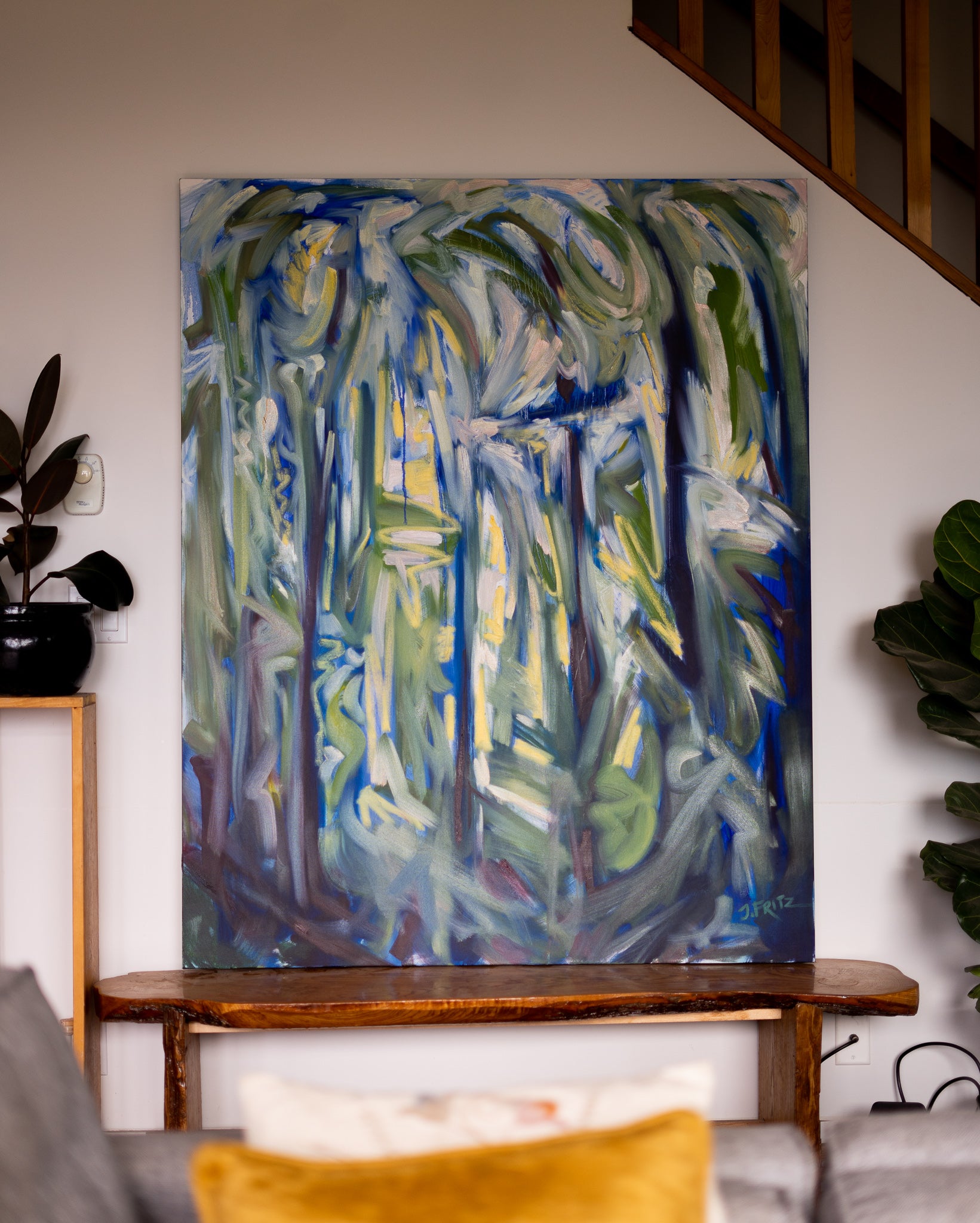 "The Way Out is In"| 48 x 60 | Original Acrylic Painting