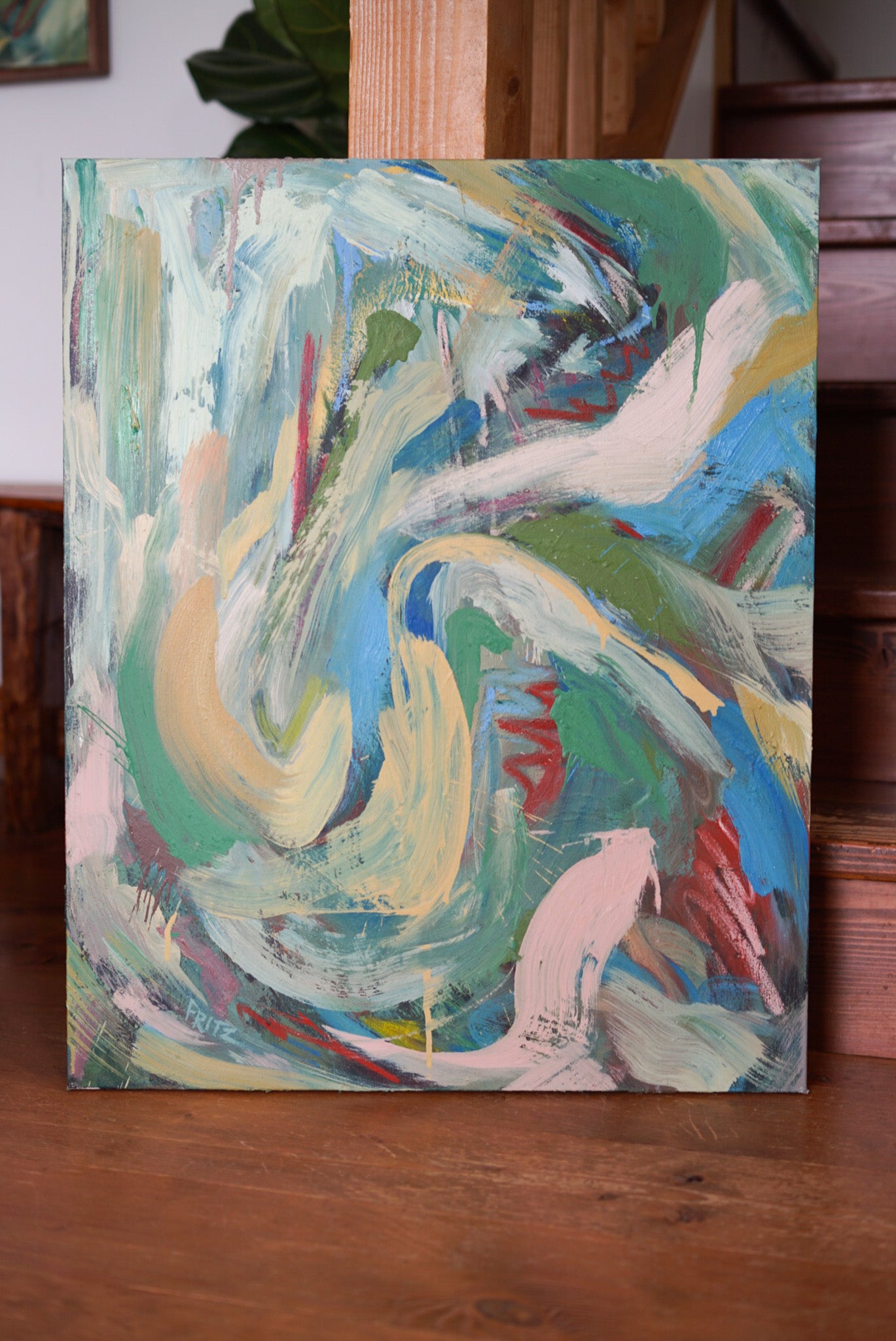 "Dancing with Myself" | 30 x 24 | Oil on Canvas