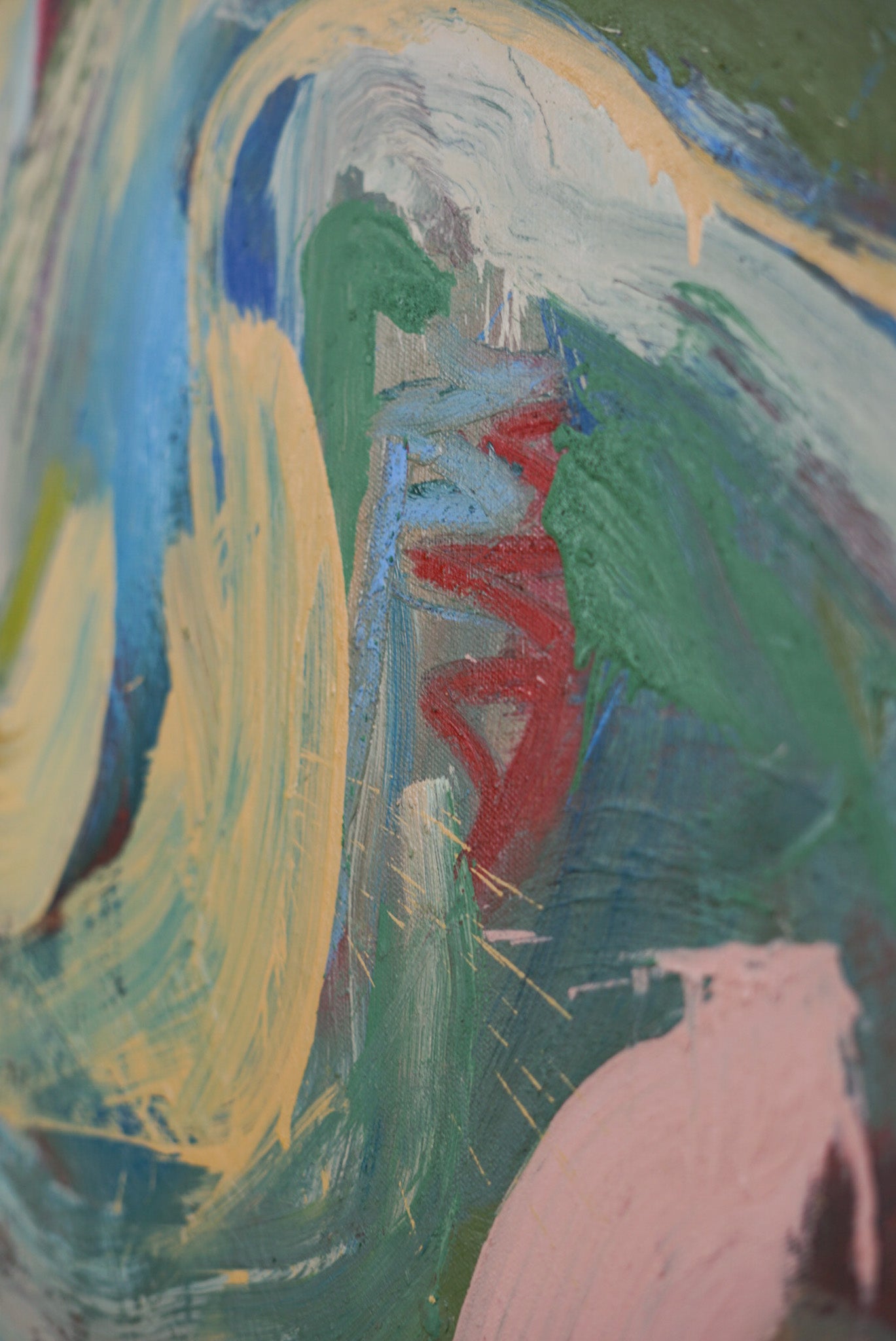 "Dancing with Myself" | 30 x 24 | Oil on Canvas