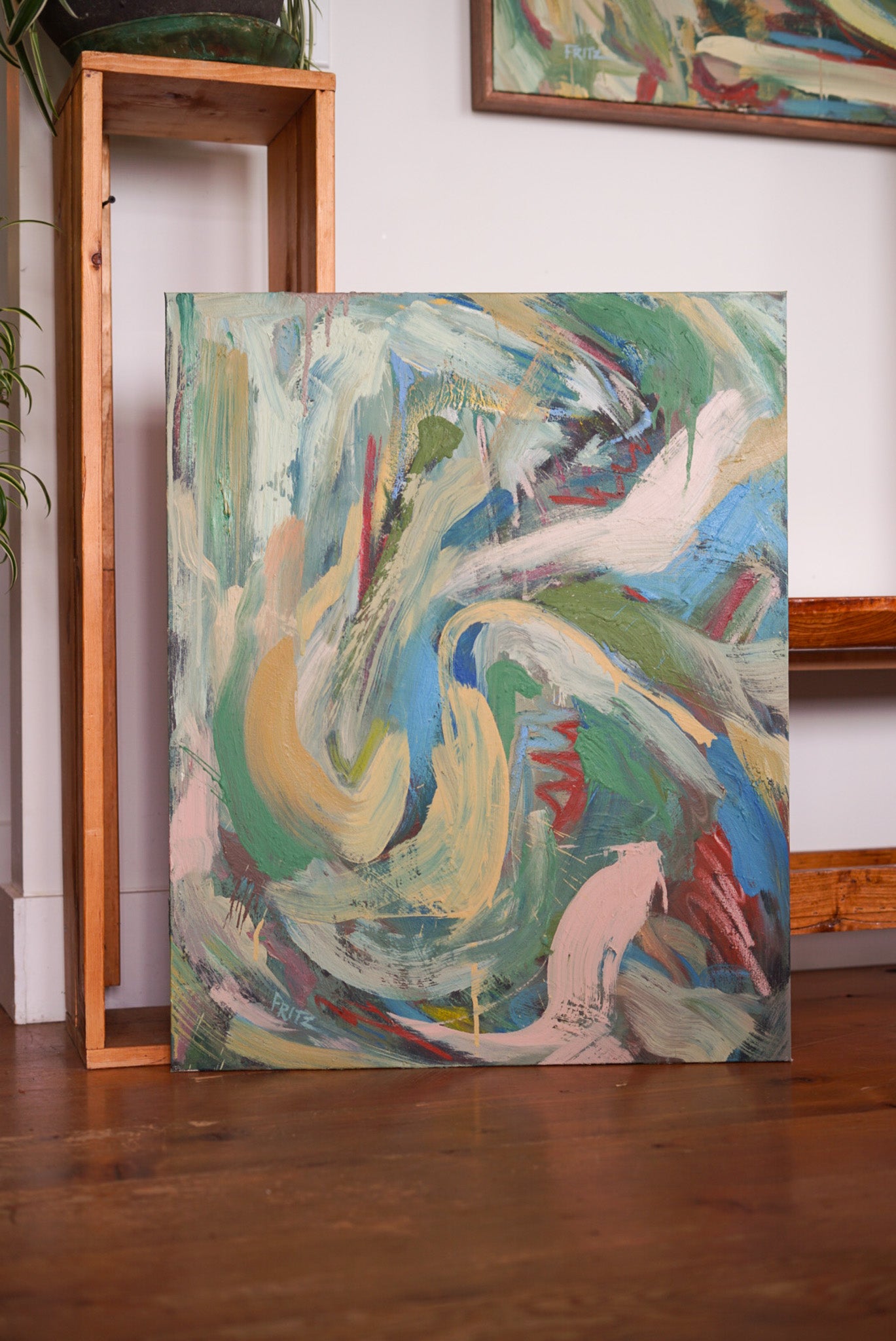 "Dancing with Myself" | 30 x 24 | Oil on Canvas