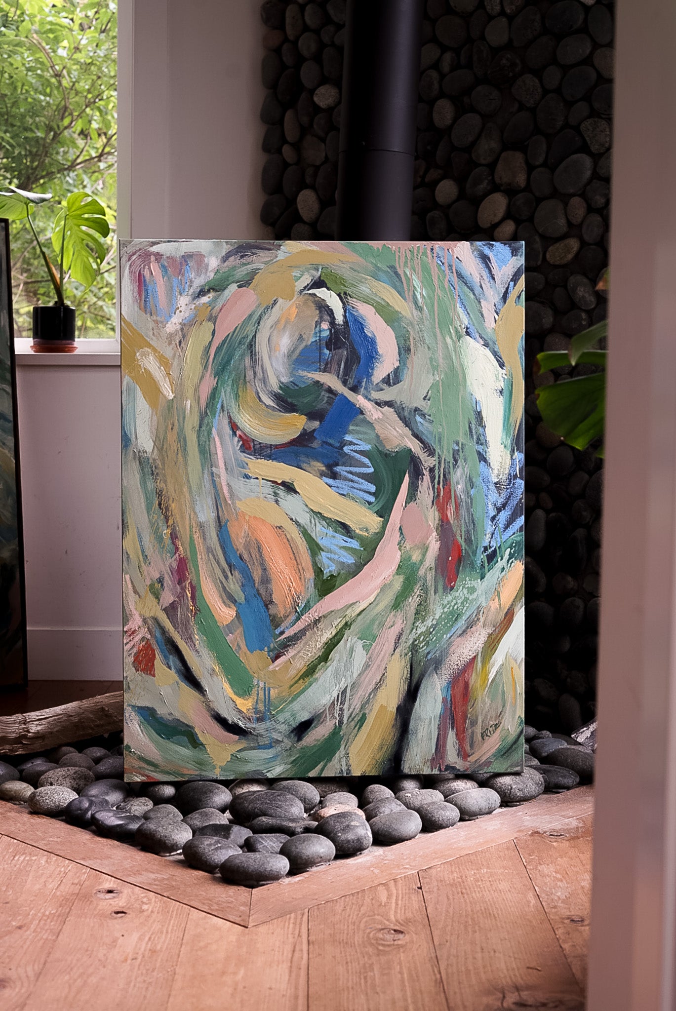 "Your Darkness Holds the Key" | 30 x 40 | Oil on Canvas