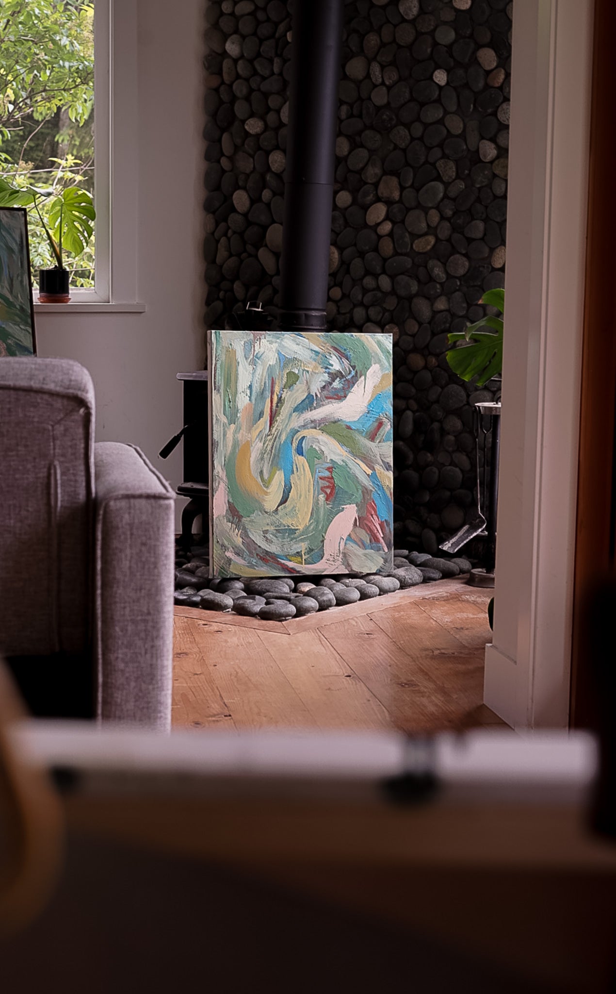 "Dancing with Myself" | 30 x 24 | Oil on Canvas