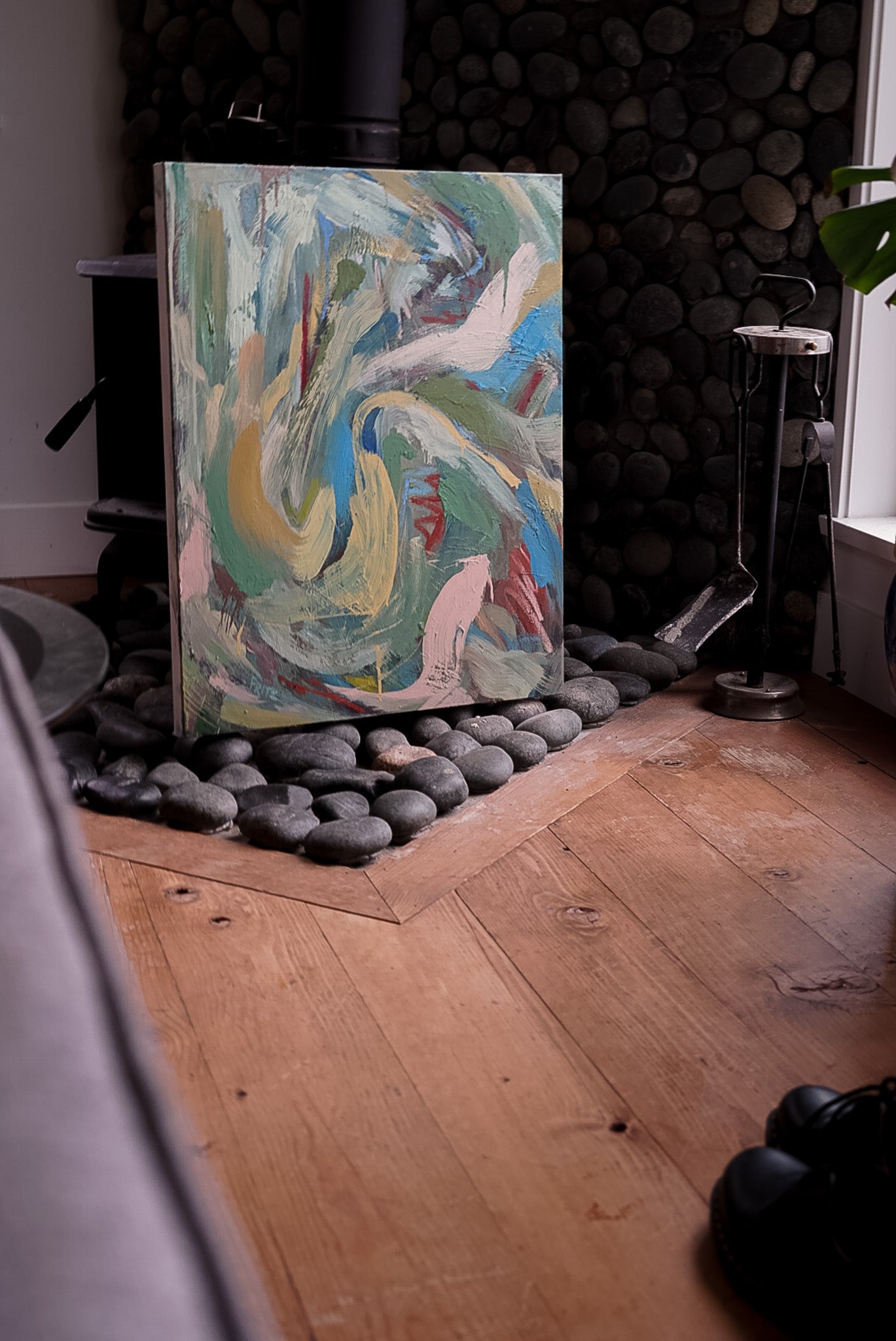 "Dancing with Myself" | 30 x 24 | Oil on Canvas