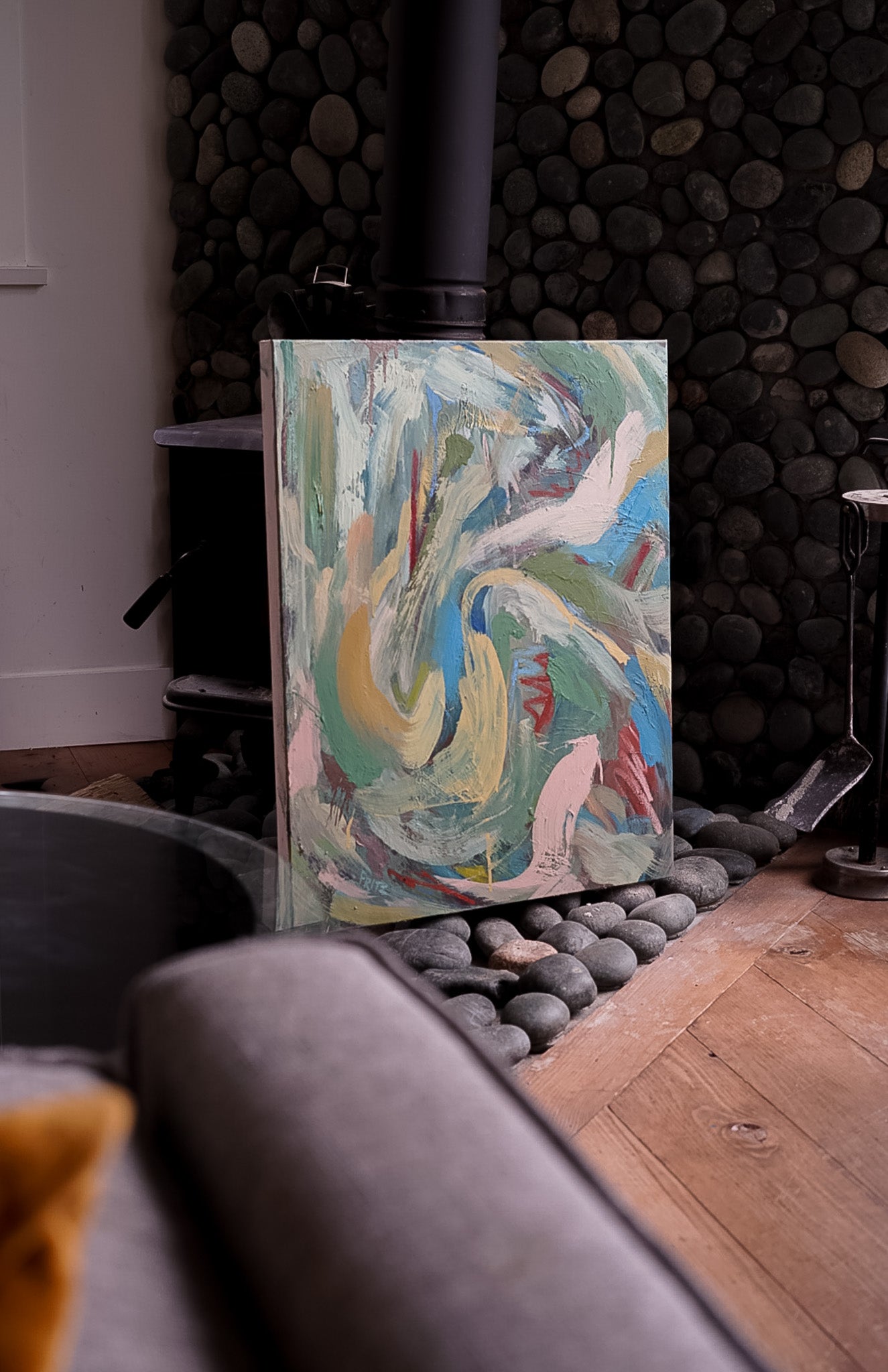 "Dancing with Myself" | 30 x 24 | Oil on Canvas