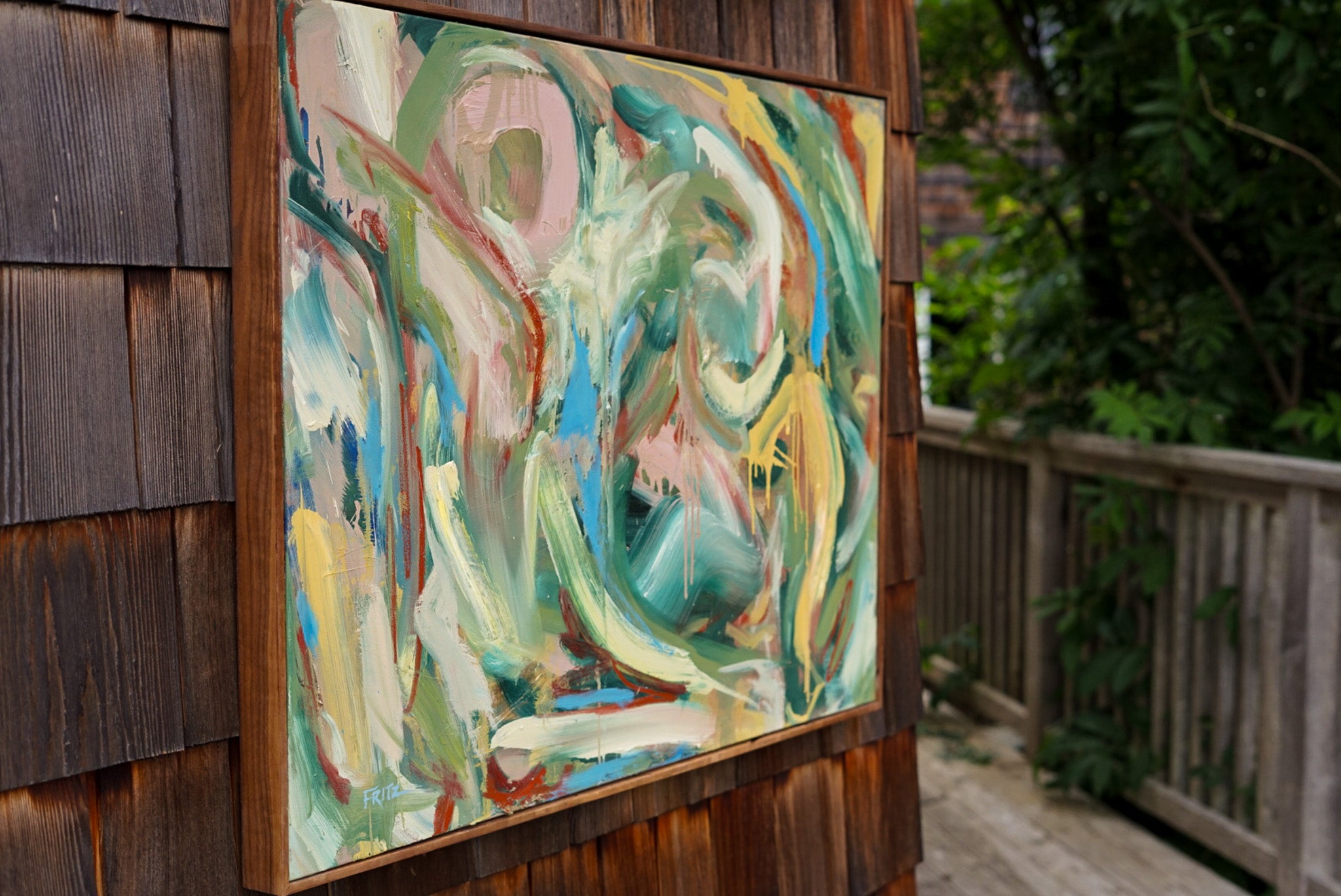 "Like Water & Oil" | 30 x 40 | Oil on Canvas