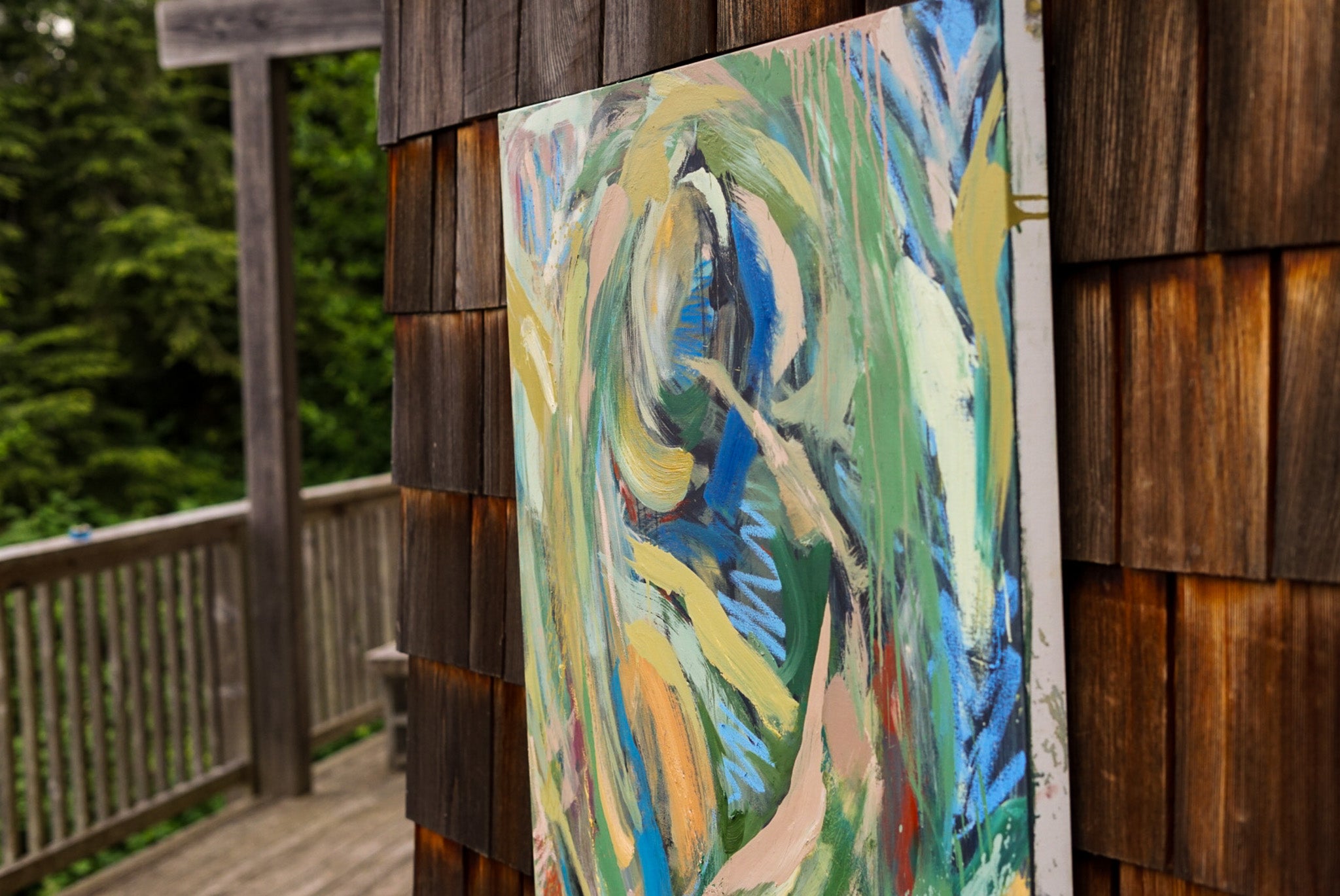 "Your Darkness Holds the Key" | 30 x 40 | Oil on Canvas