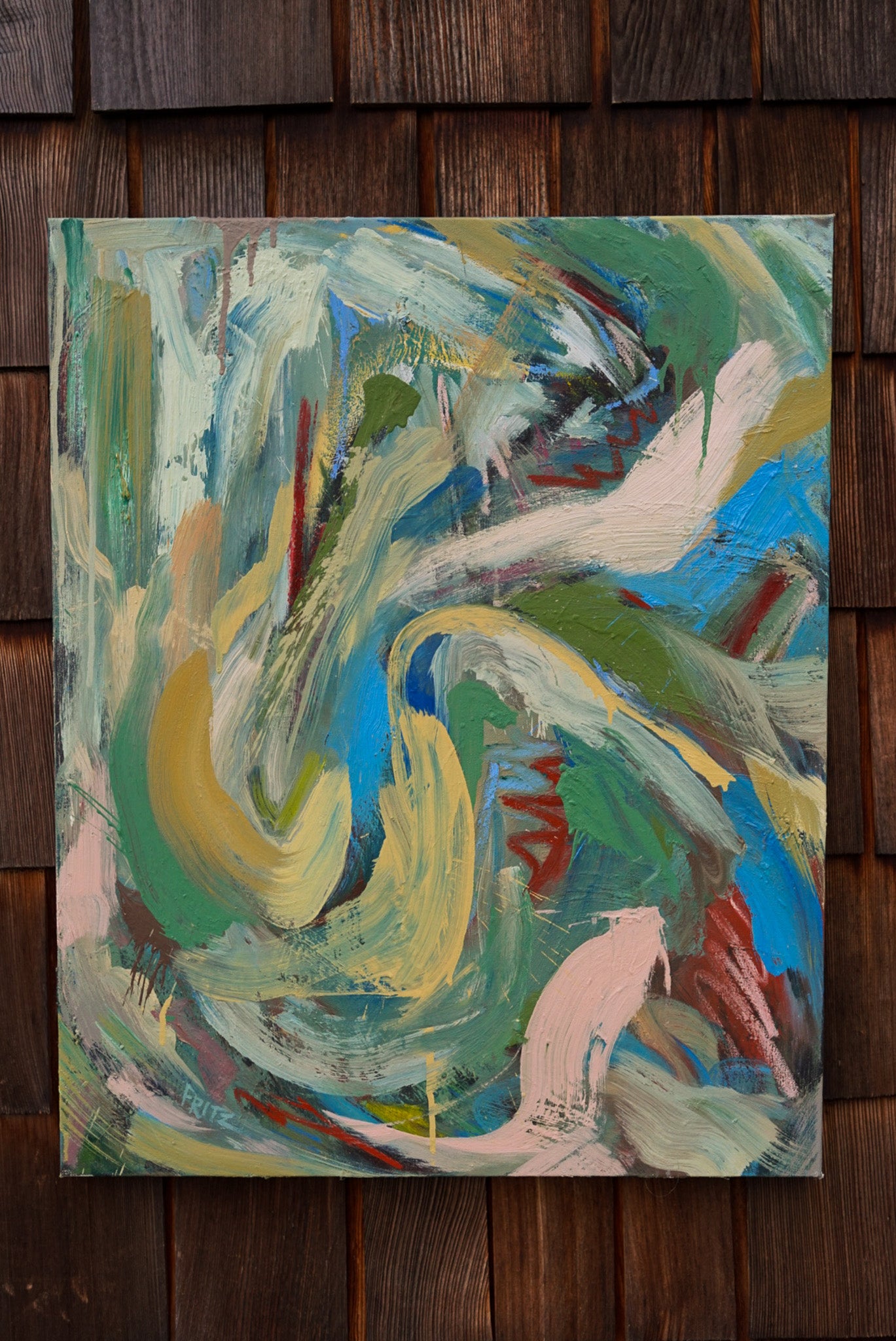 "Dancing with Myself" | 30 x 24 | Oil on Canvas