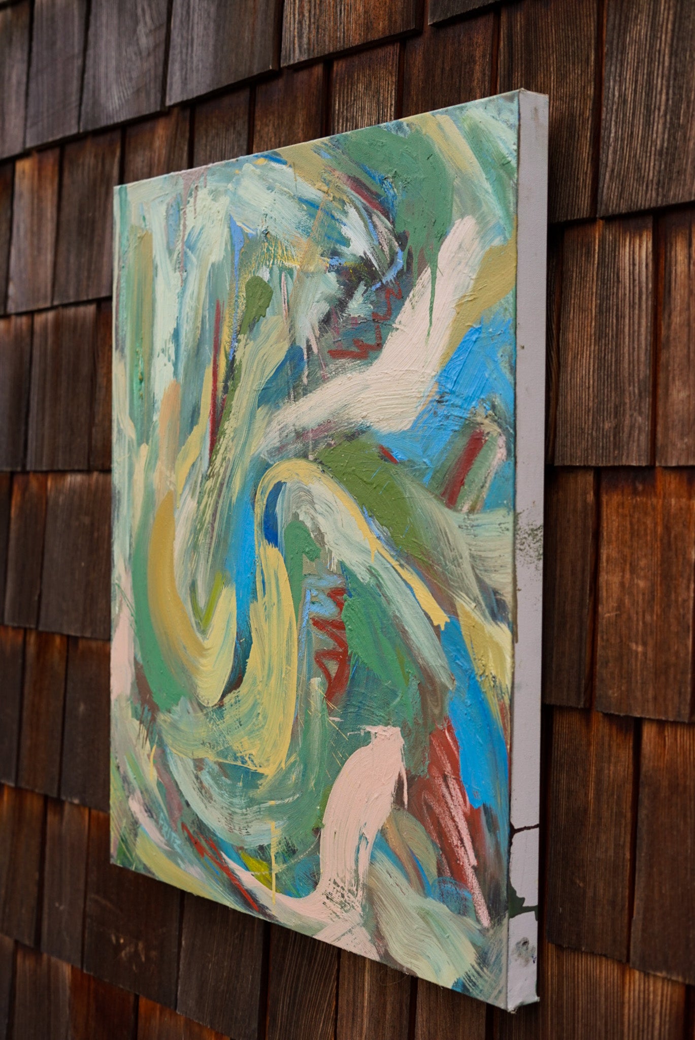 "Dancing with Myself" | 30 x 24 | Oil on Canvas