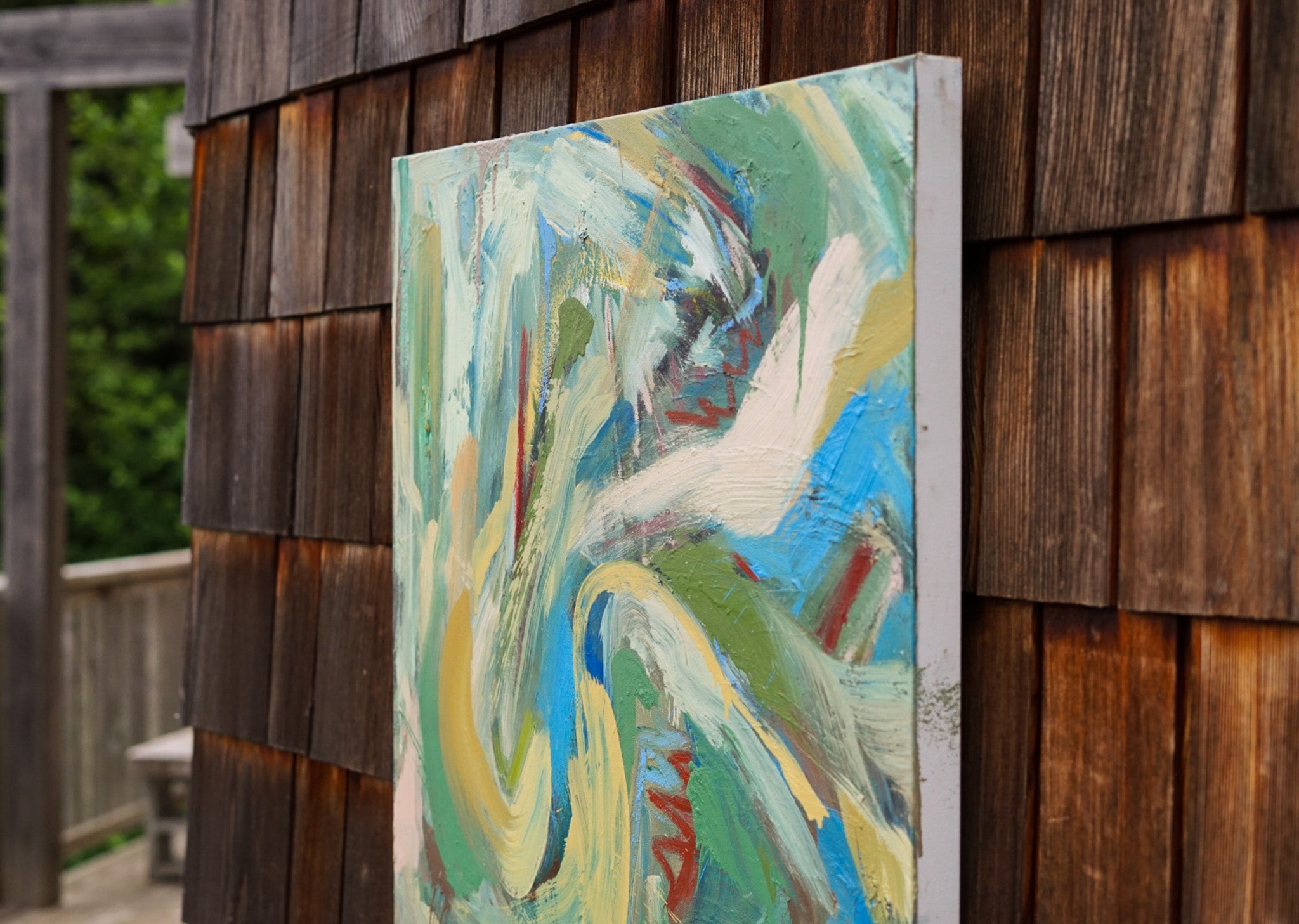 "Dancing with Myself" | 30 x 24 | Oil on Canvas