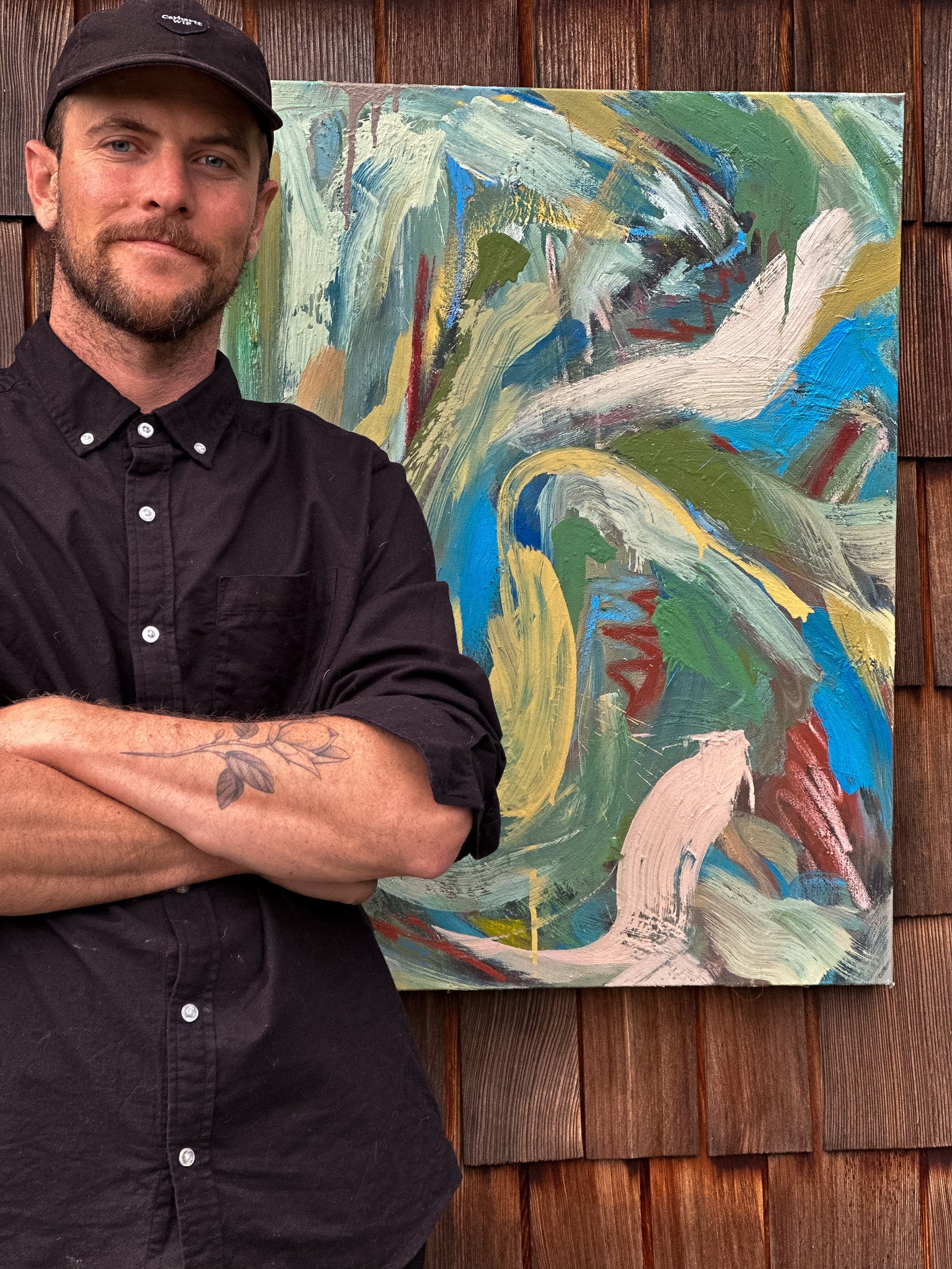 "Dancing with Myself" | 30 x 24 | Oil on Canvas