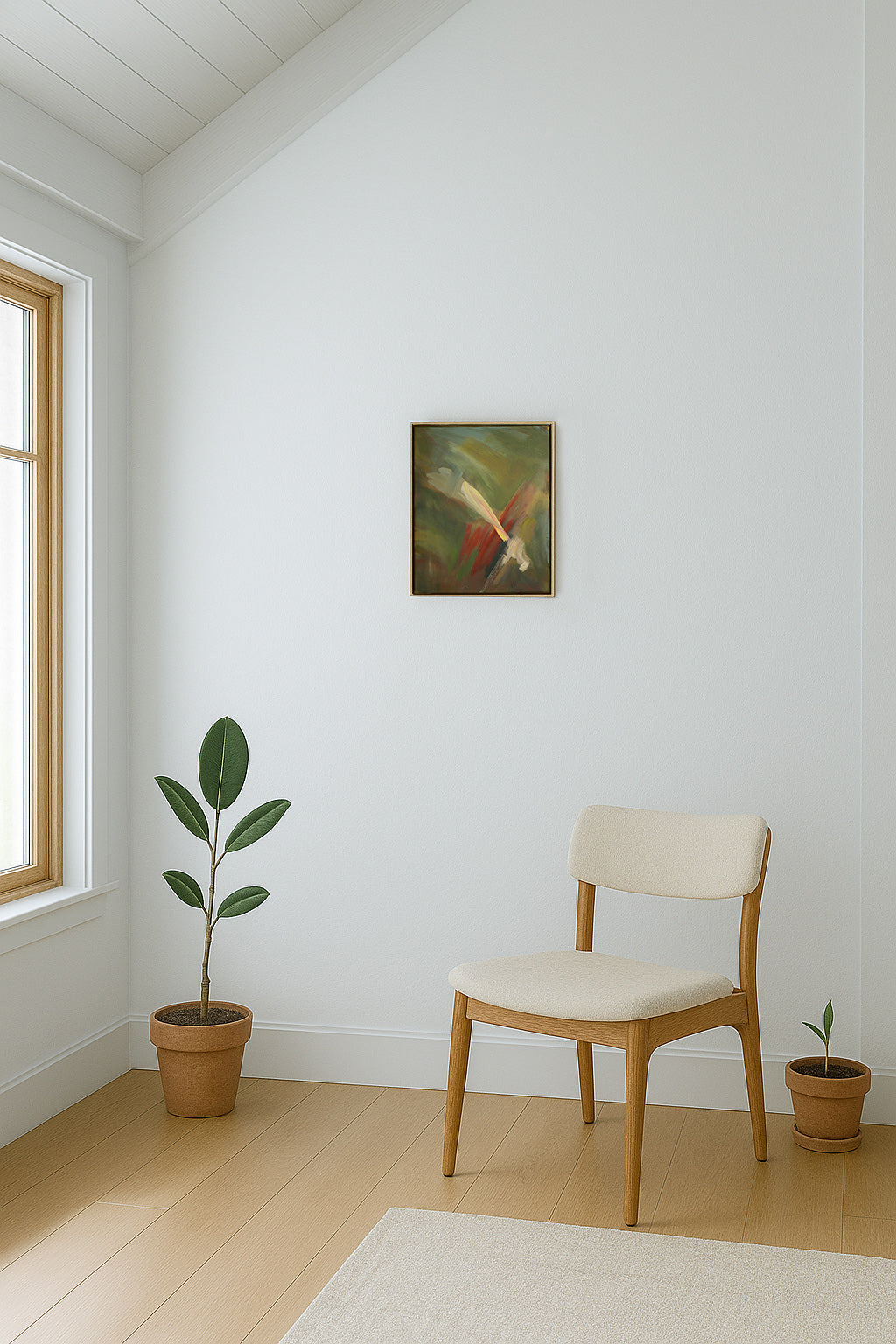 "Rebirth" | 11 x 14 | Original Oil Painting with Oak Frame