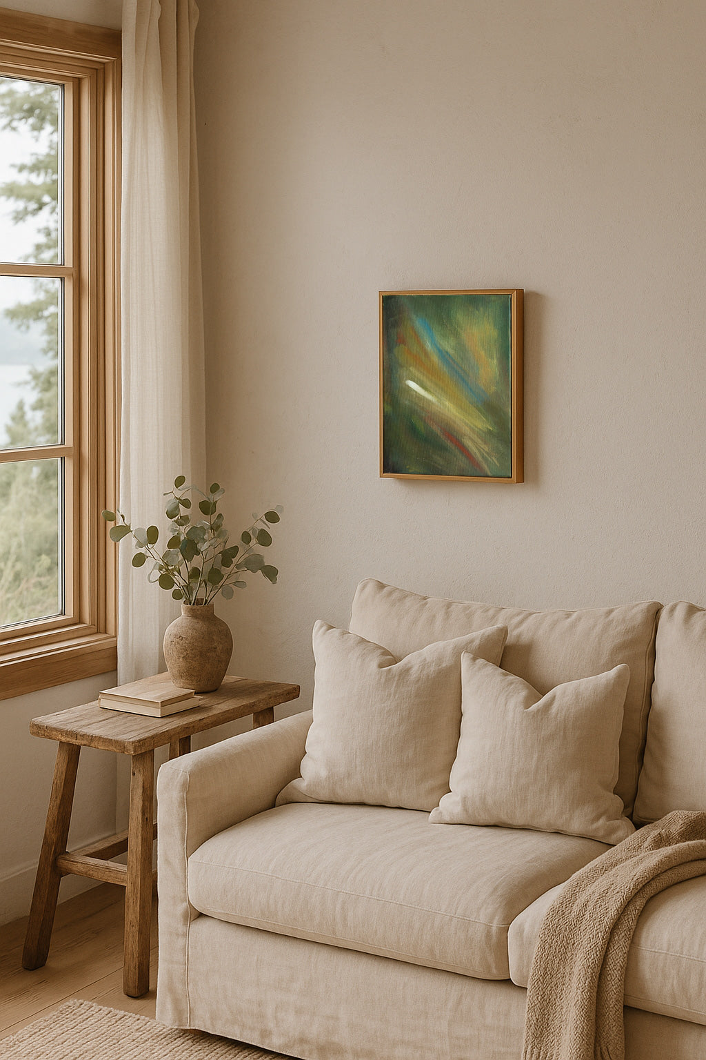"Patience" | 11 x 14 | Original Oil Painting with Oak Frame