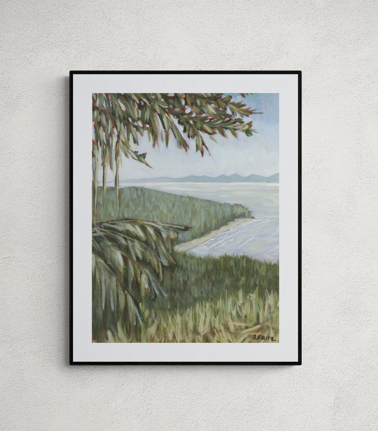 &quot;Overlooking French Beach&quot; | Fine Art Print