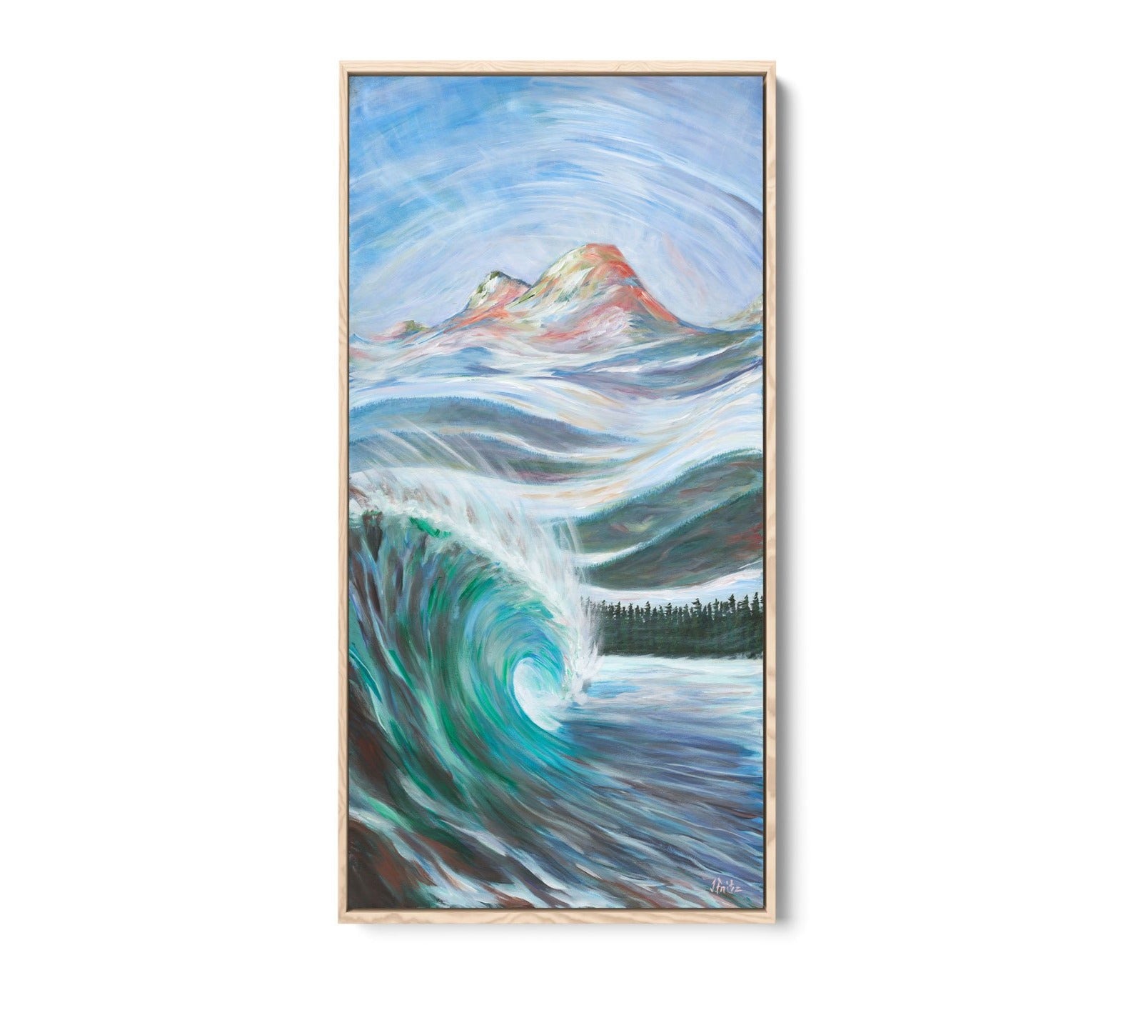 Pacific Dreams Fine Art Original Painting of West Coast Pacific Ocean Jordan Fritz Art