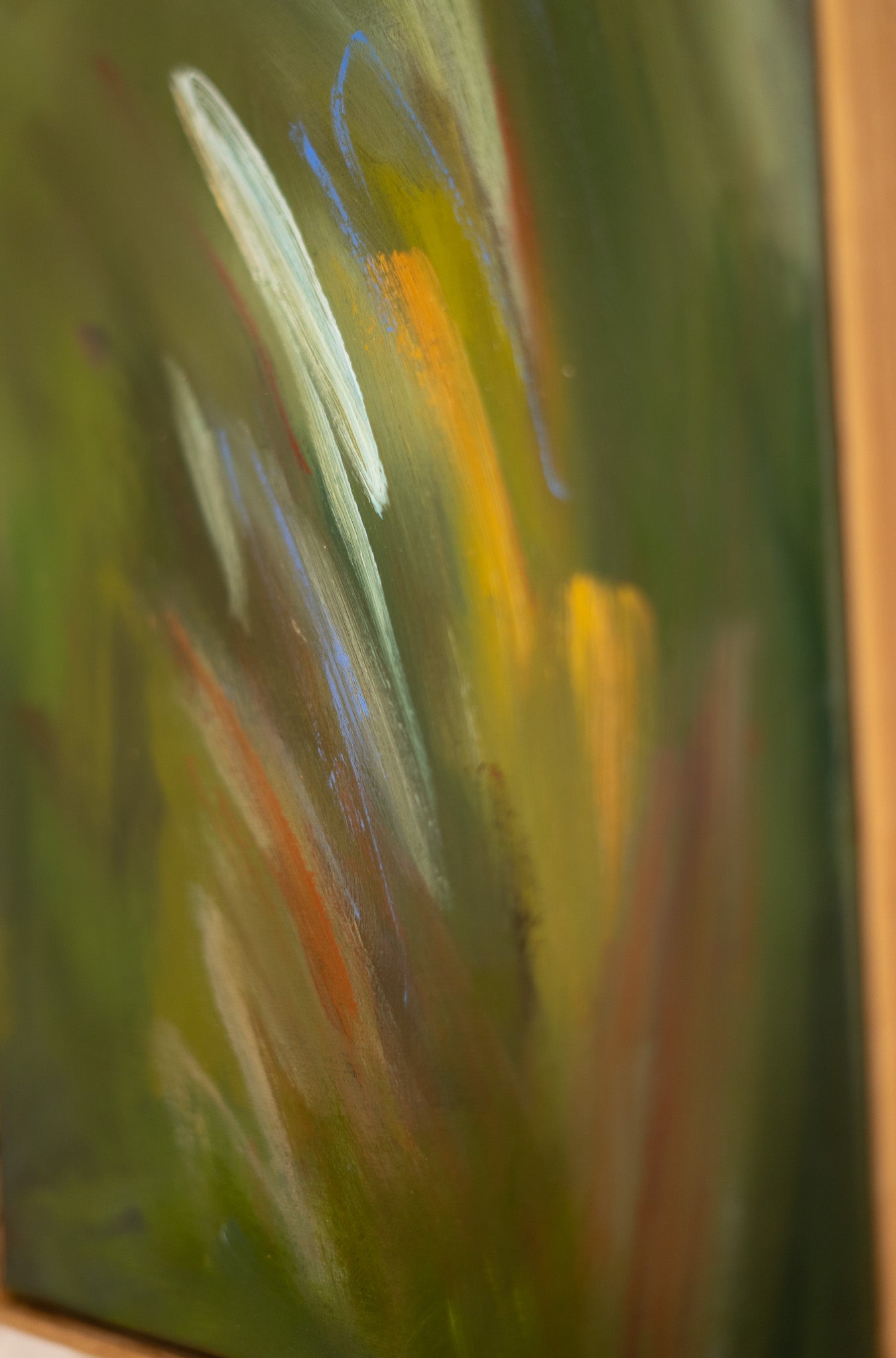 &quot;Receiving&quot; | 11 x 14 | Original Oil Painting with Oak Frame