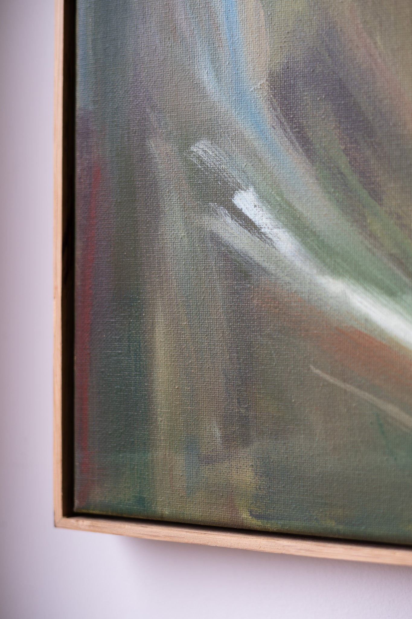 "Exhale" | 11 x 14 | Original Oil Painting with Oak Frame
