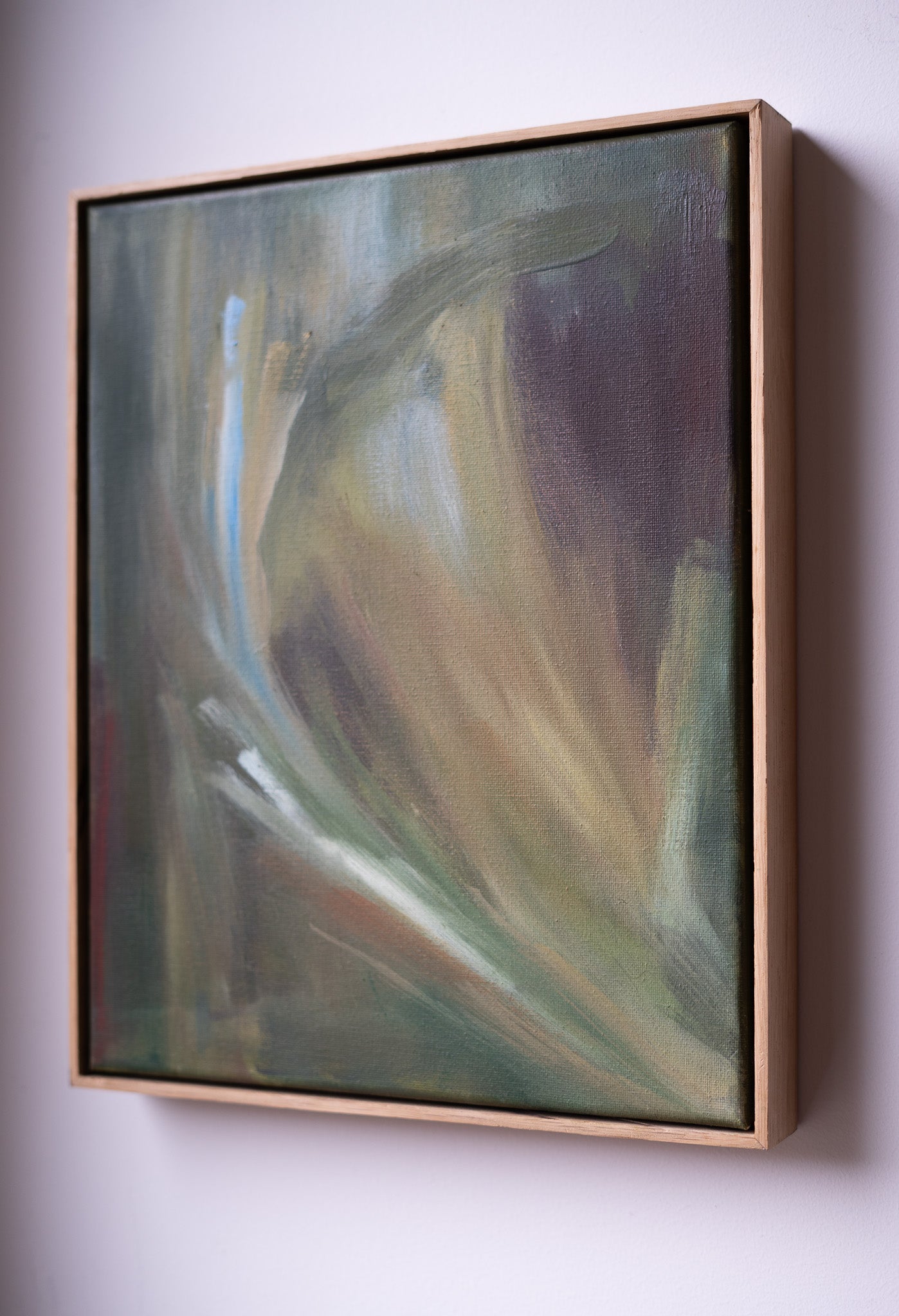 "Exhale" | 11 x 14 | Original Oil Painting with Oak Frame