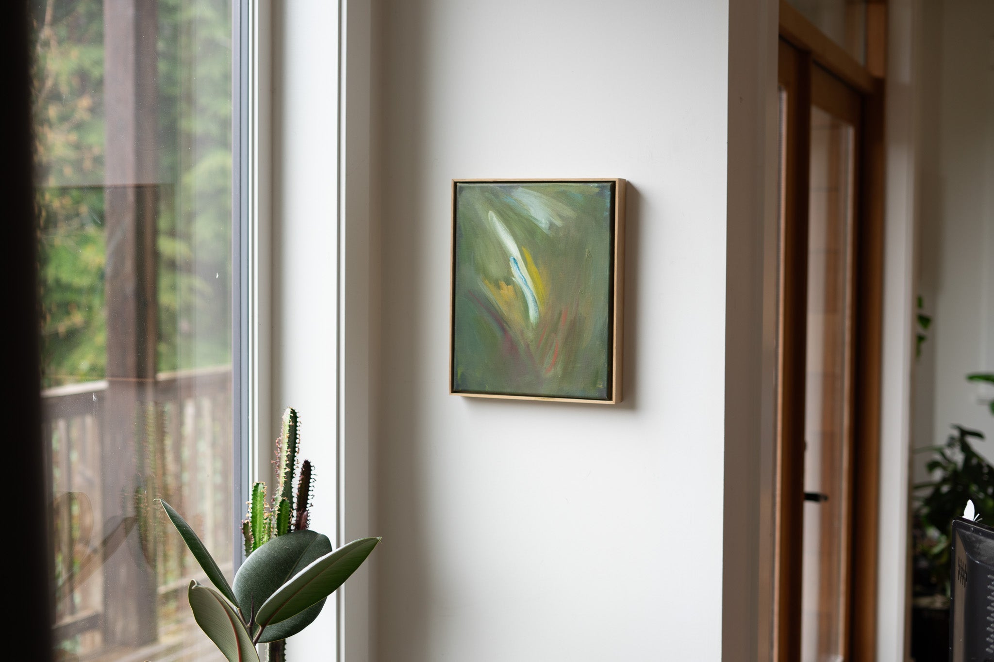 "In Between" | 11 x 14 | Original Oil Painting with Oak Frame