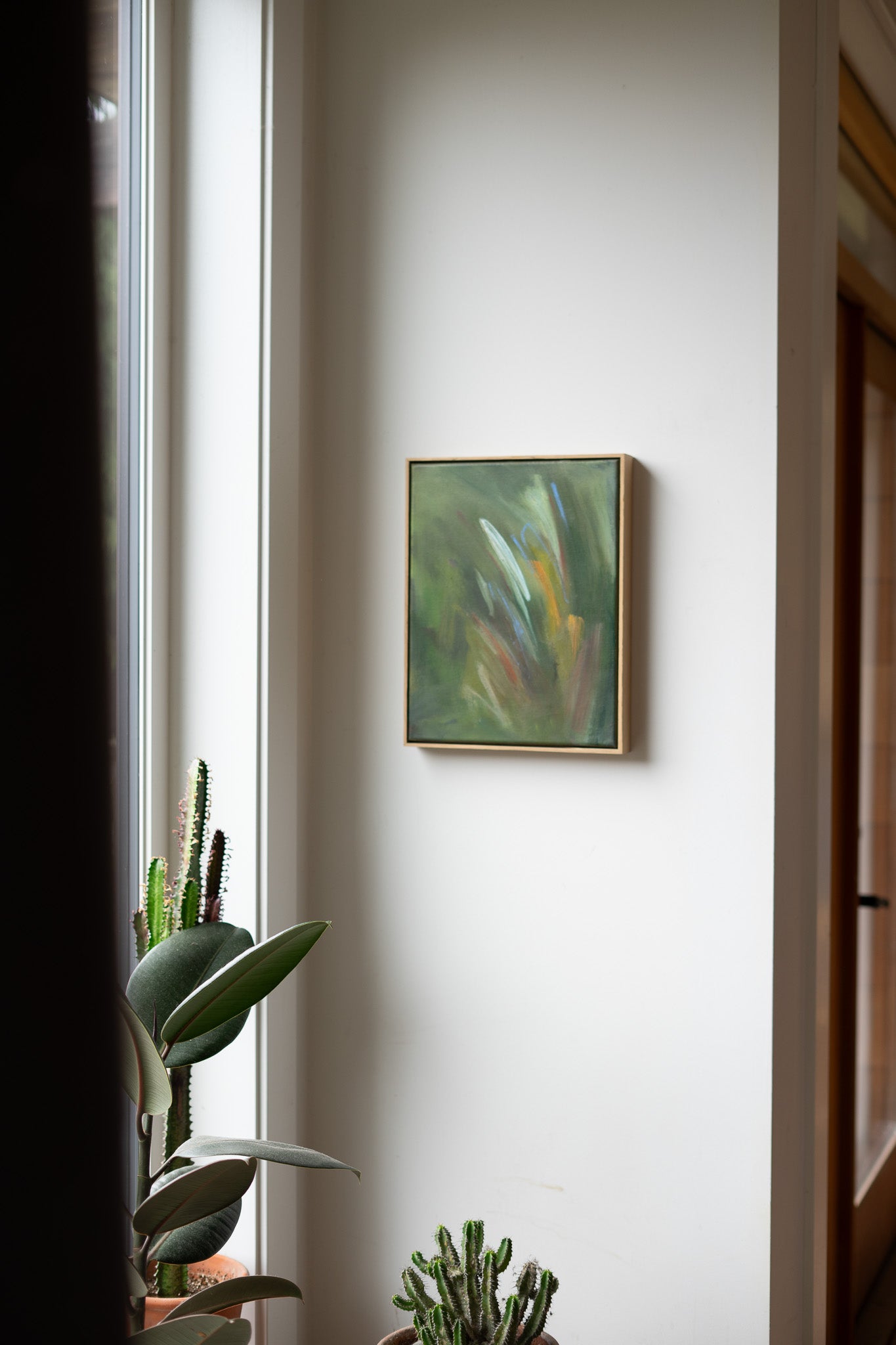 "Receiving" | 11 x 14 | Original Oil Painting with Oak Frame
