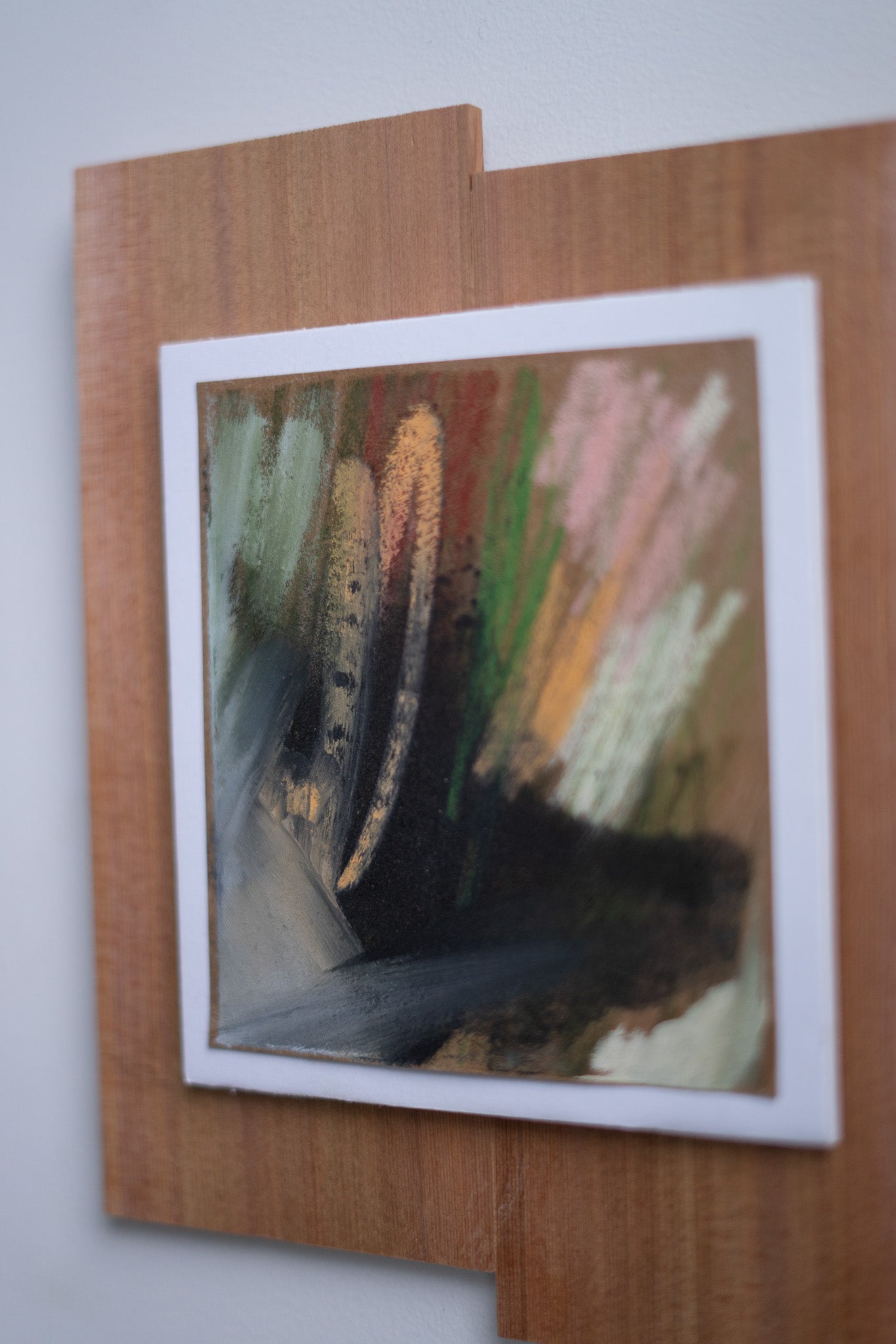 "Life Force" | 6¼ × 8½ | Red Cedar Charcoal &amp; Oil Stick on Paper