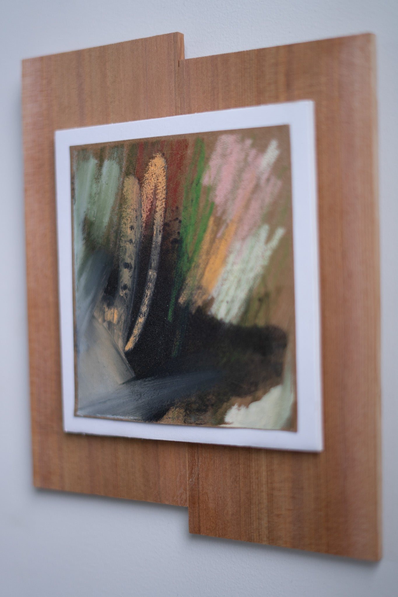 "Life Force" | 6¼ × 8½ | Red Cedar Charcoal &amp; Oil Stick on Paper