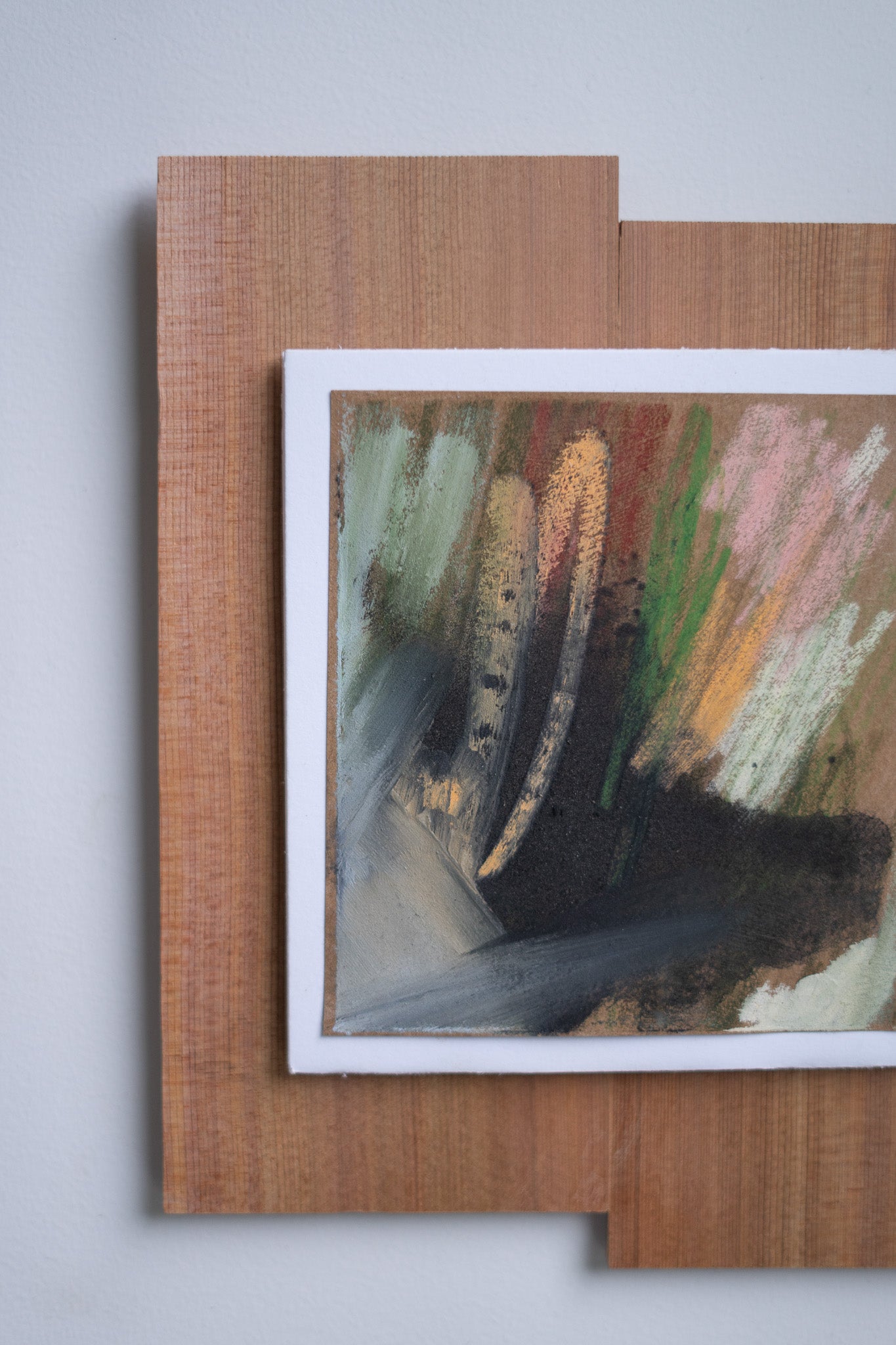 "Life Force" | 6¼ × 8½ | Red Cedar Charcoal &amp; Oil Stick on Paper