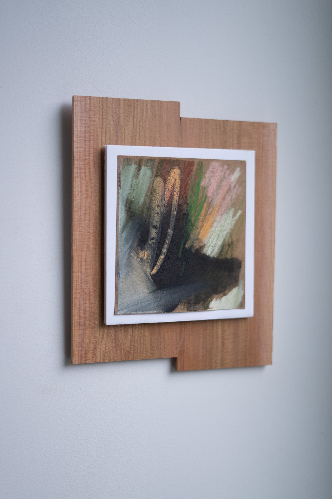 "Life Force" | 6¼ × 8½ | Red Cedar Charcoal &amp; Oil Stick on Paper