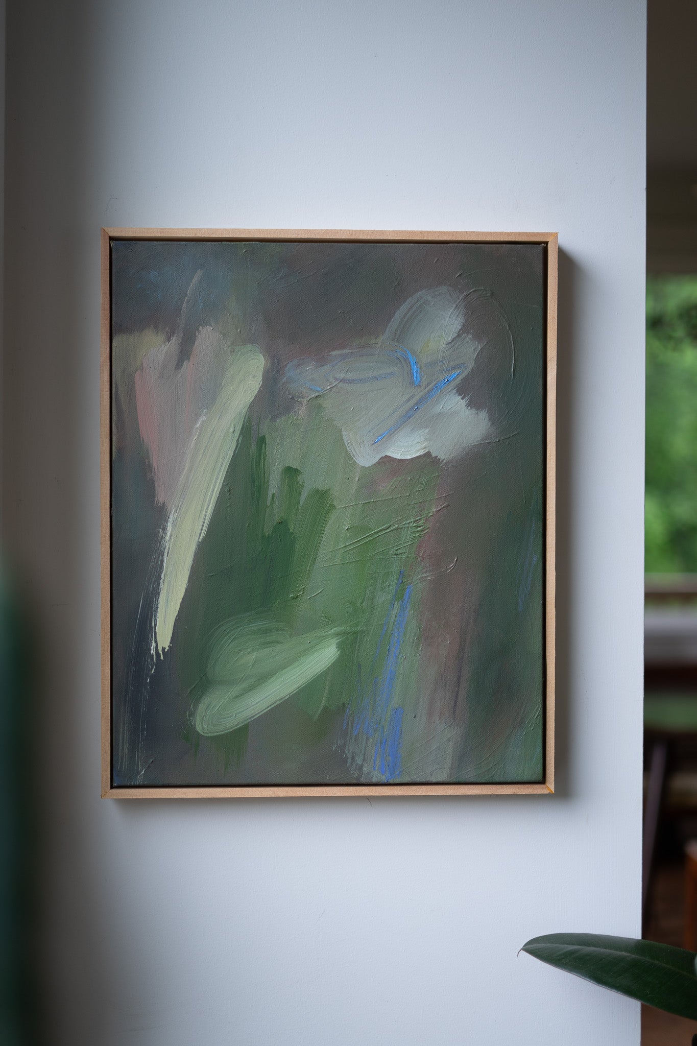 "Ease" | 16 × 20 | Oil on Canvas with Red Cedar