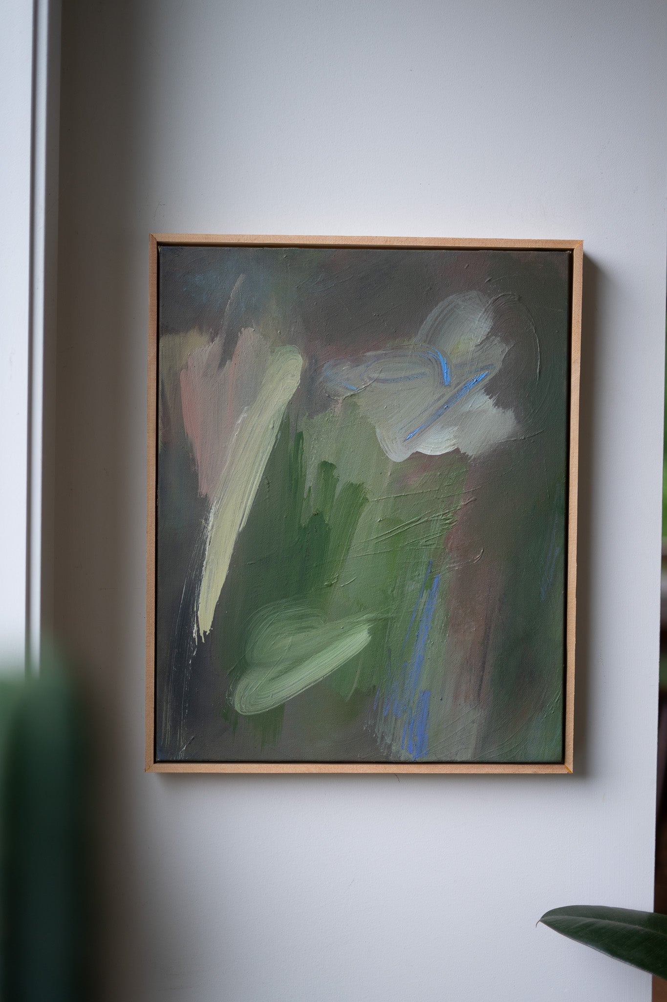 "Ease" | 16 × 20 | Oil on Canvas with Red Cedar