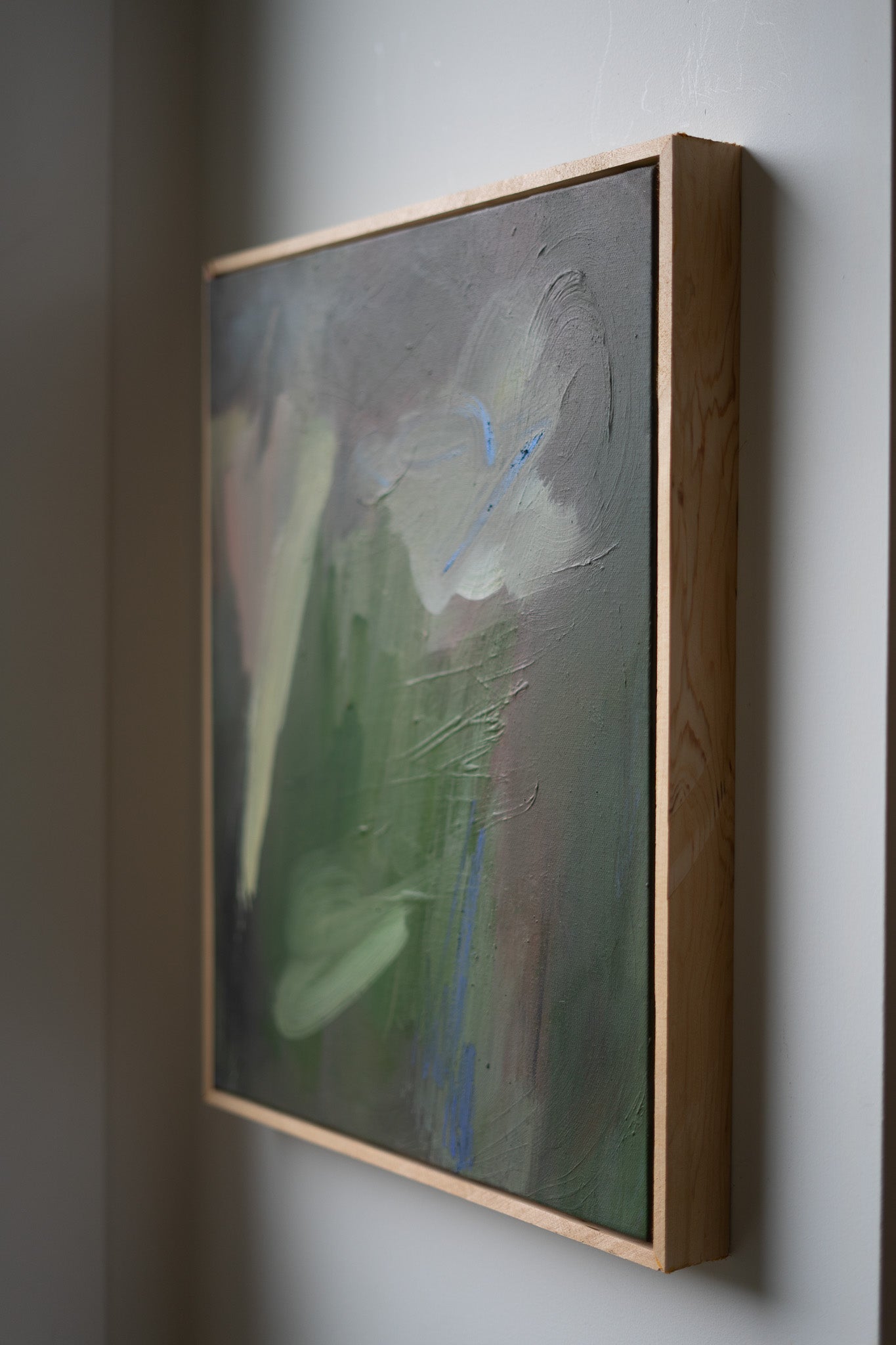 "Ease" | 16 × 20 | Oil on Canvas with Red Cedar