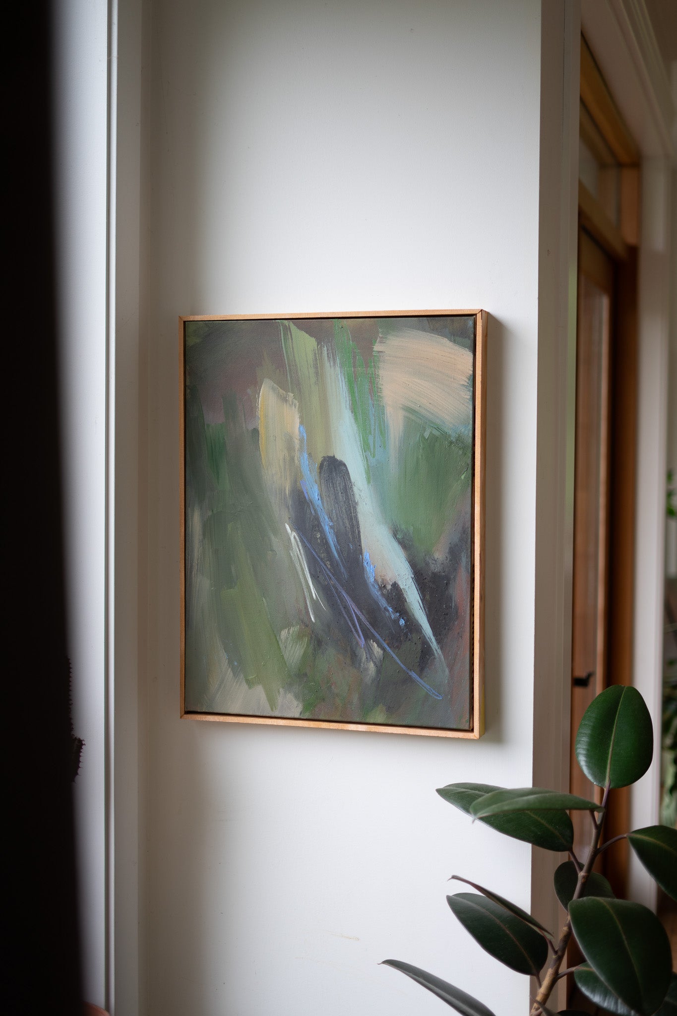 "Whole" | 20 × 24 | Oil &amp; Red Cedar Charcoal on Canvas with Red Cedar