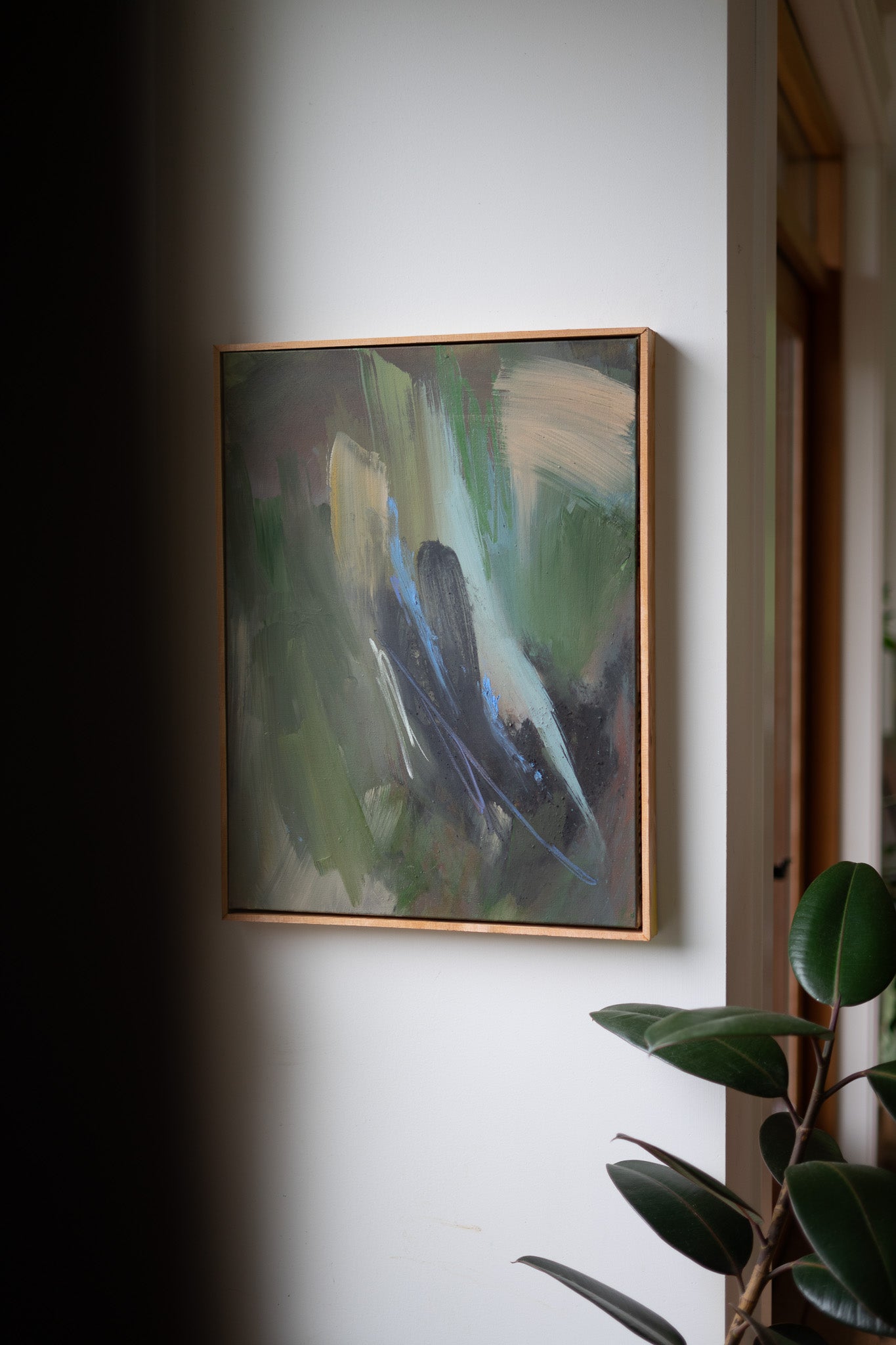"Whole" | 20 × 24 | Oil &amp; Red Cedar Charcoal on Canvas with Red Cedar