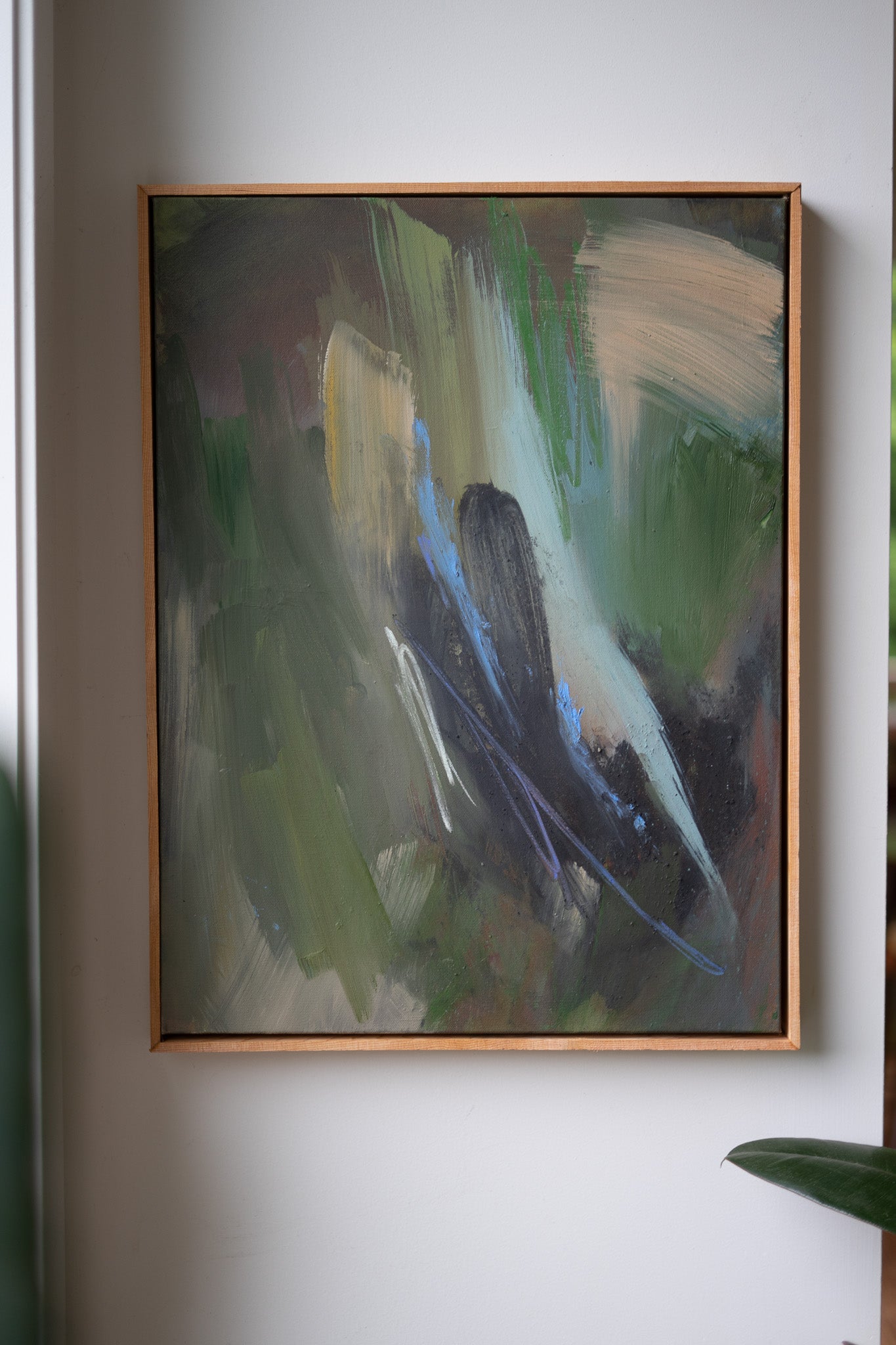 "Whole" | 20 × 24 | Oil &amp; Red Cedar Charcoal on Canvas with Red Cedar