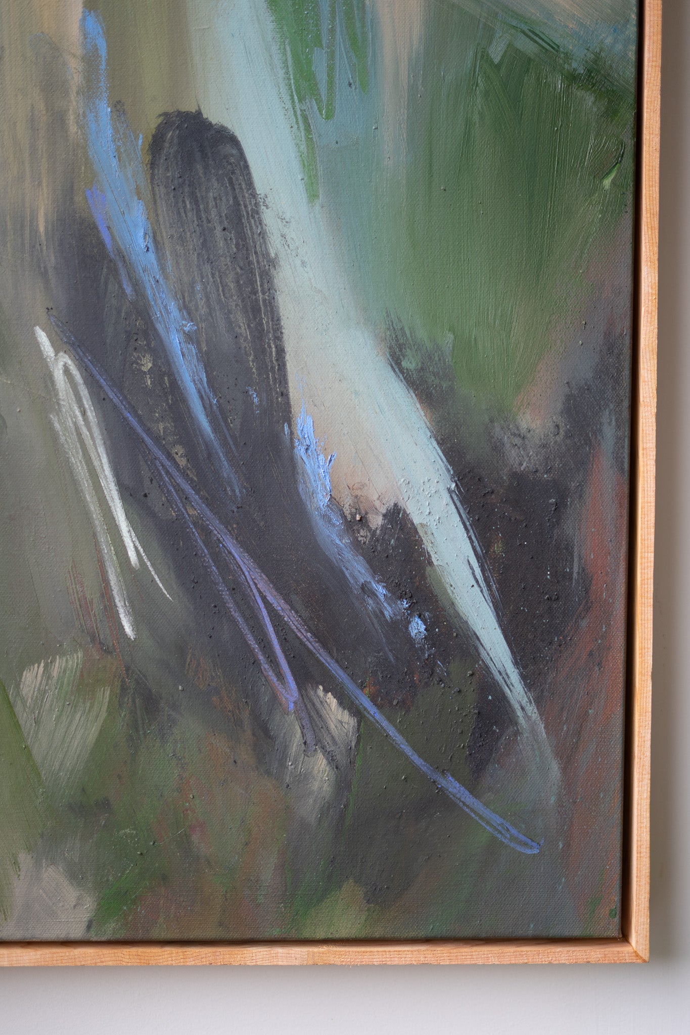 "Whole" | 20 × 24 | Oil &amp; Red Cedar Charcoal on Canvas with Red Cedar