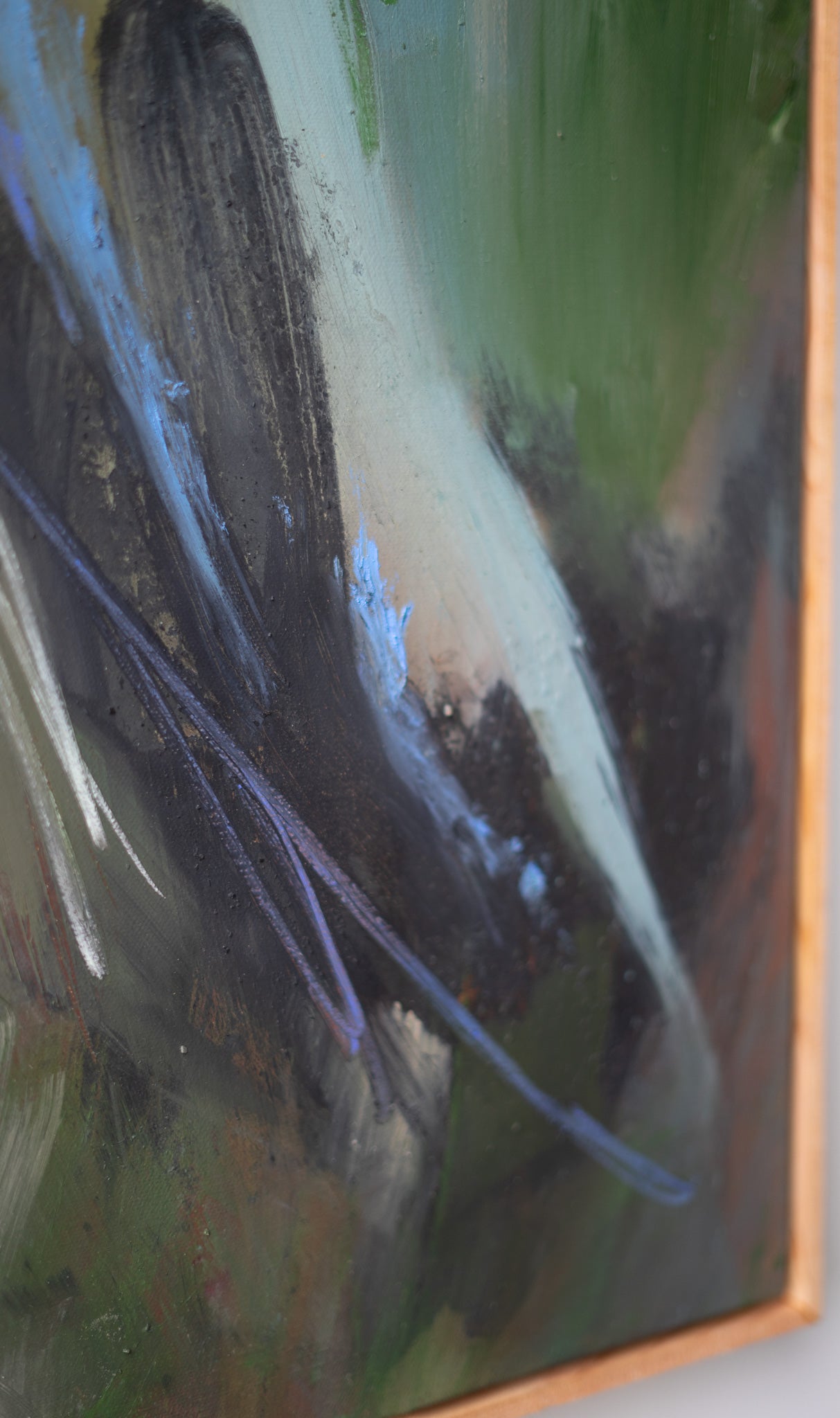 "Whole" | 20 × 24 | Oil &amp; Red Cedar Charcoal on Canvas with Red Cedar