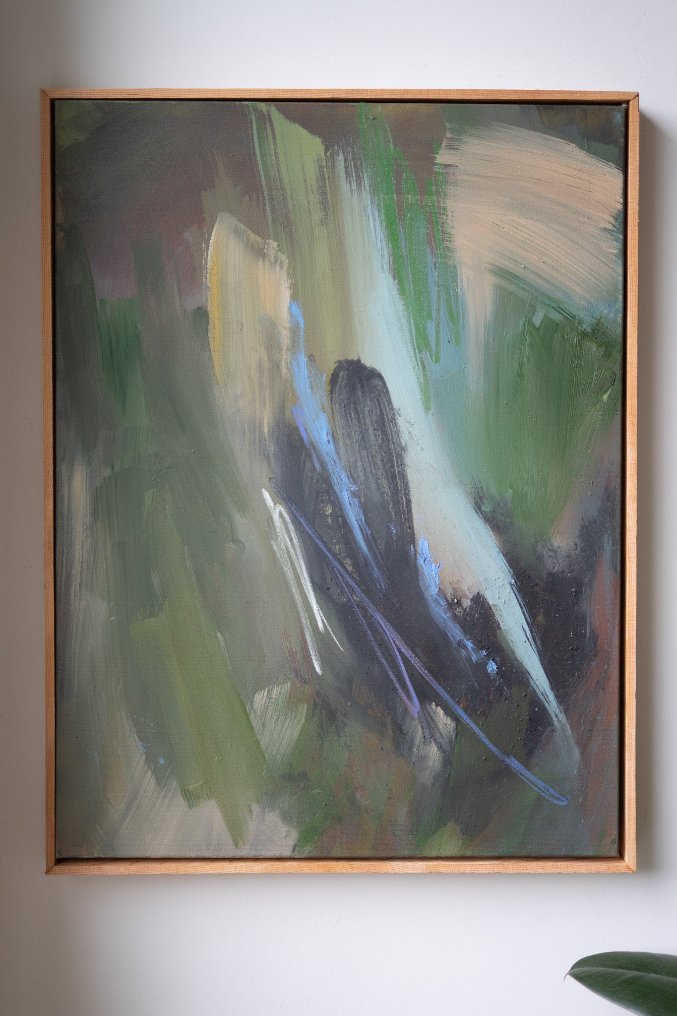 "Whole" | 20 × 24 | Oil &amp; Red Cedar Charcoal on Canvas with Red Cedar