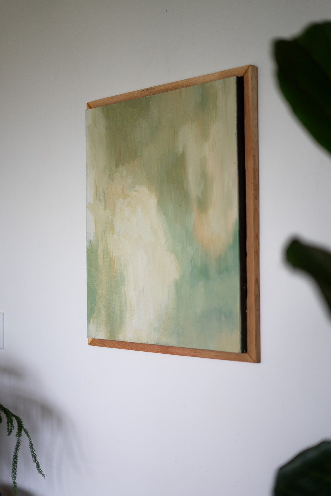 "A Clearing" | 18 x 24 | Acrylic on Canvas with Red Cedar