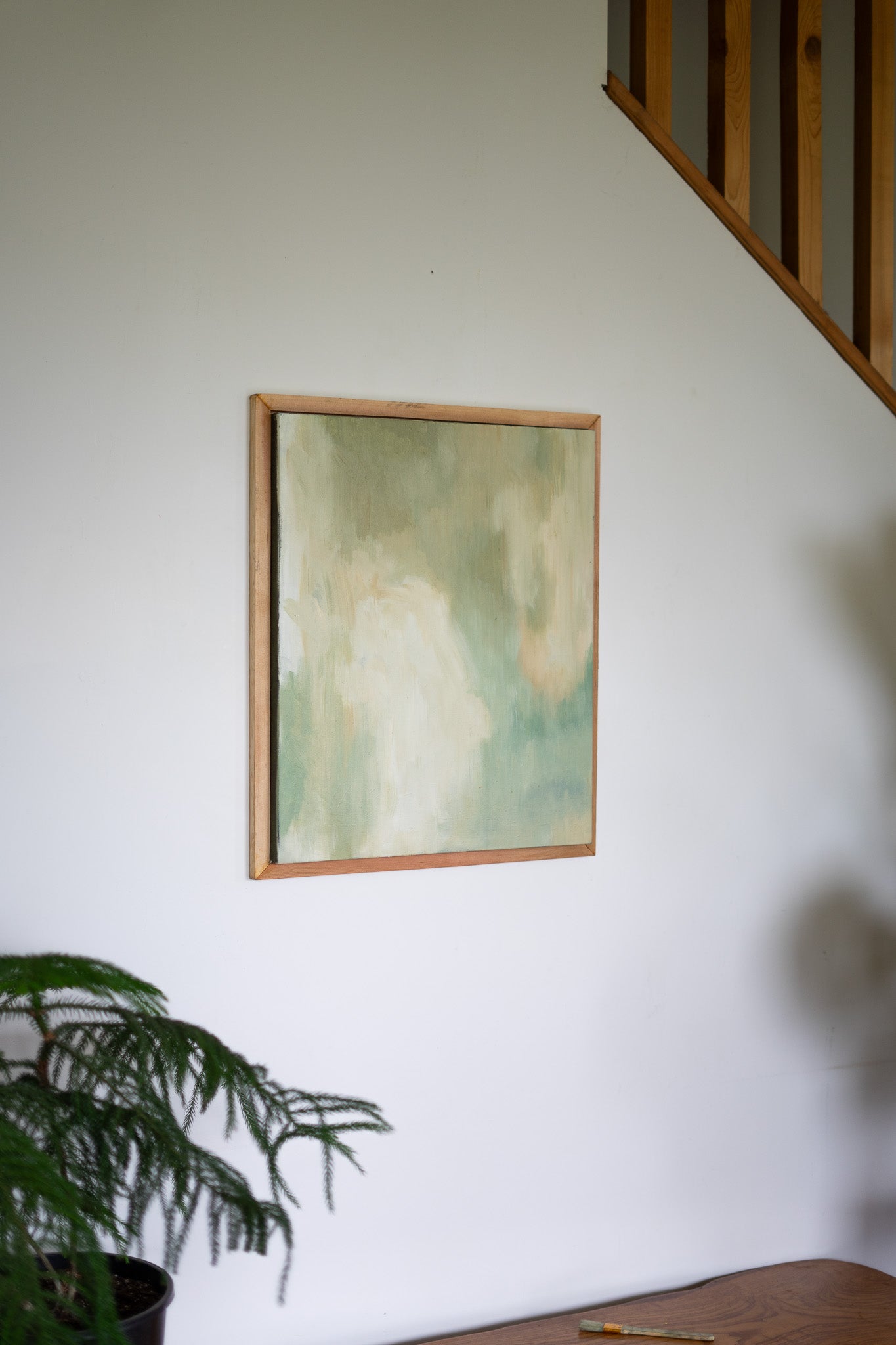 "A Clearing" | 18 x 24 | Acrylic on Canvas with Red Cedar