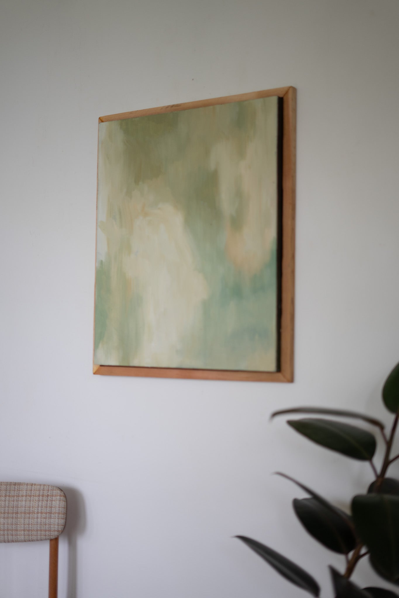 "A Clearing" | 18 x 24 | Acrylic on Canvas with Red Cedar