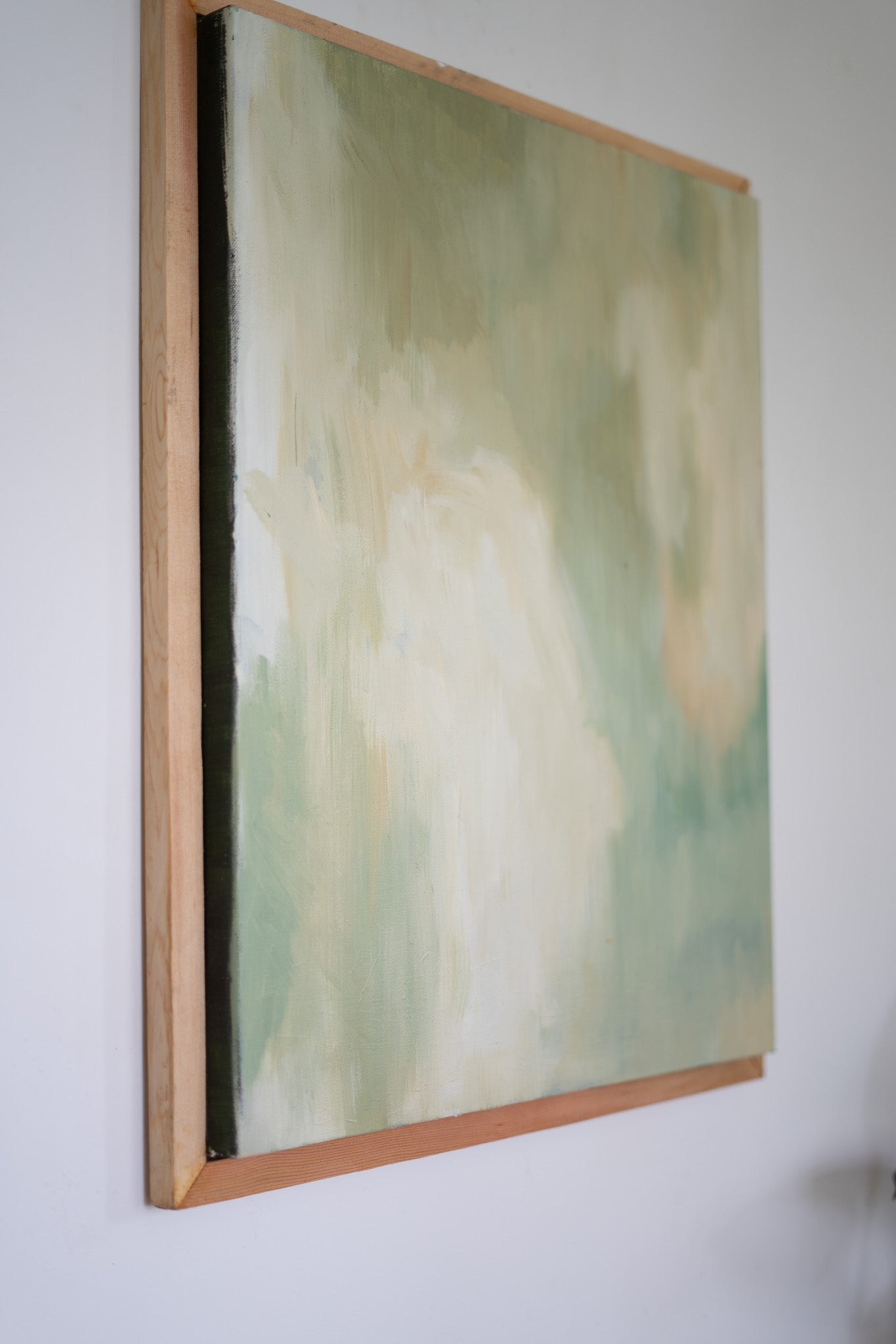 "A Clearing" | 18 x 24 | Acrylic on Canvas with Red Cedar