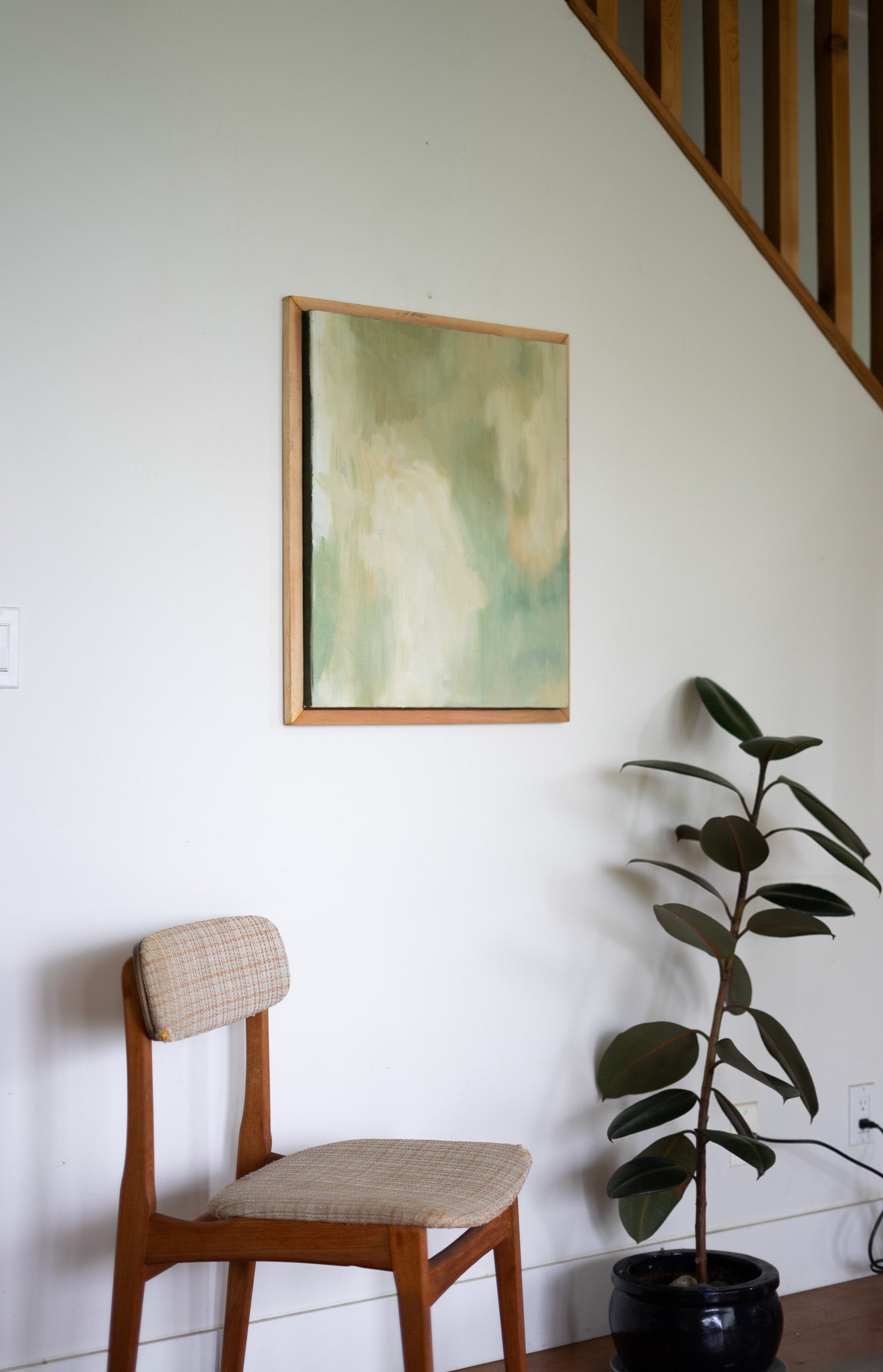 "A Clearing" | 18 x 24 | Acrylic on Canvas with Red Cedar