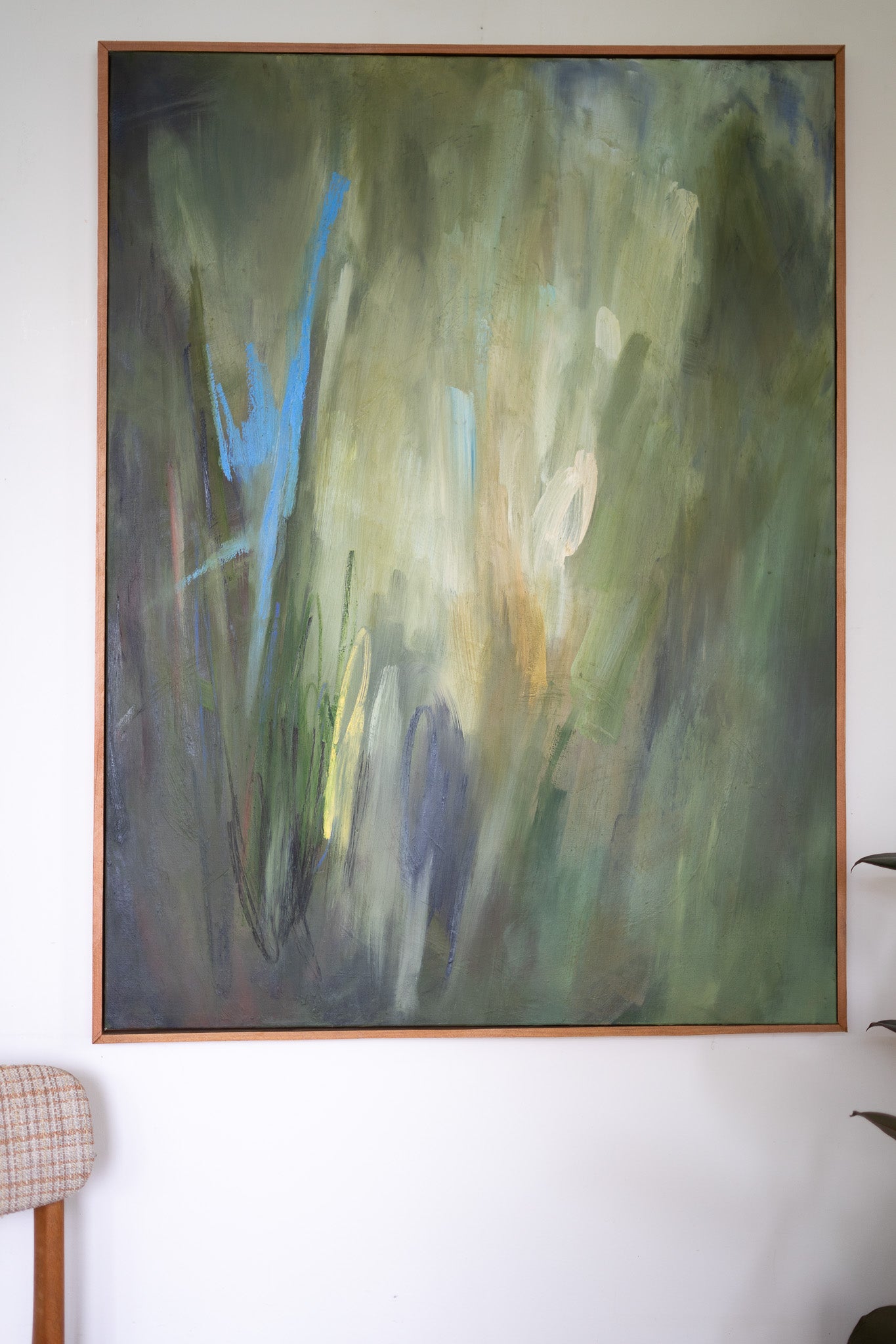 "Alive" | 30 × 40 | Oil on Canvas with Red Cedar