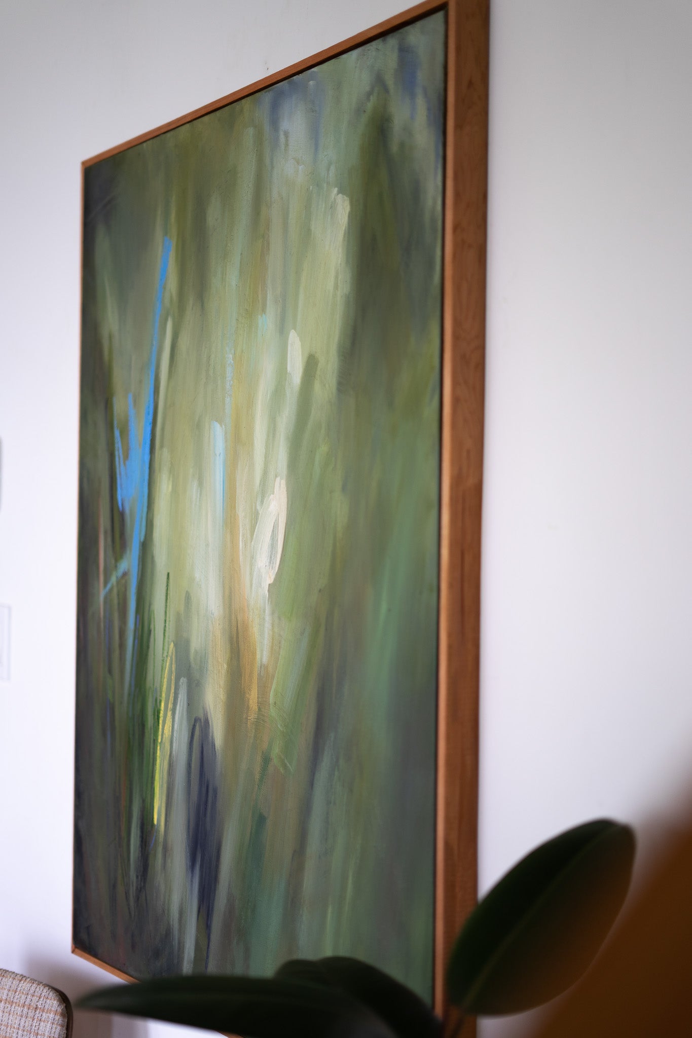 "Alive" | 30 × 40 | Oil on Canvas with Red Cedar